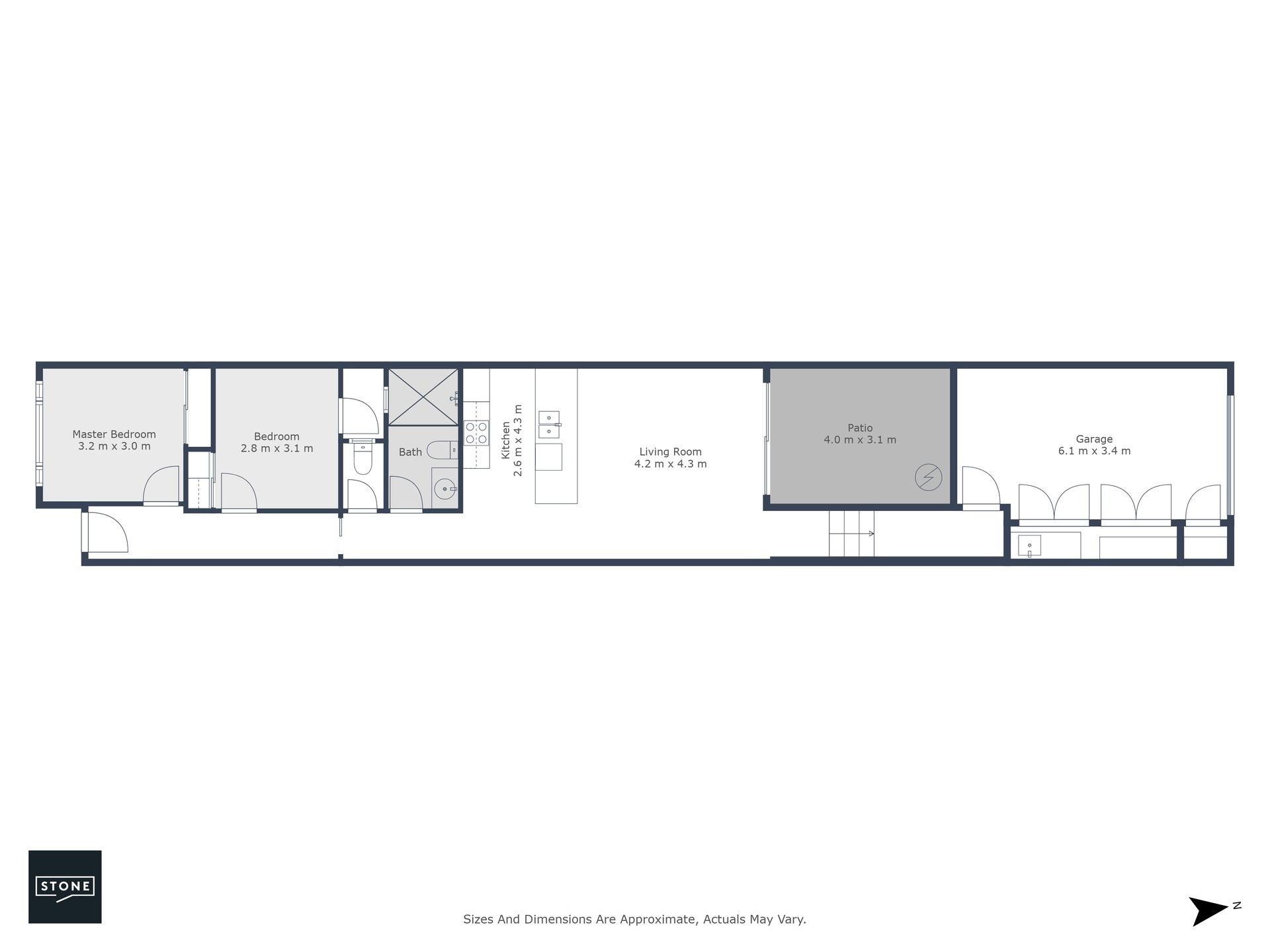 Executive two bedroom home