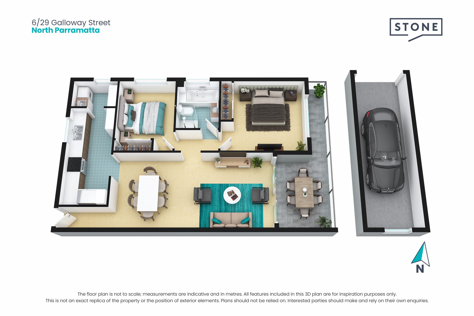 High-End Renovated Apartment on Tightly Held Galloway Street