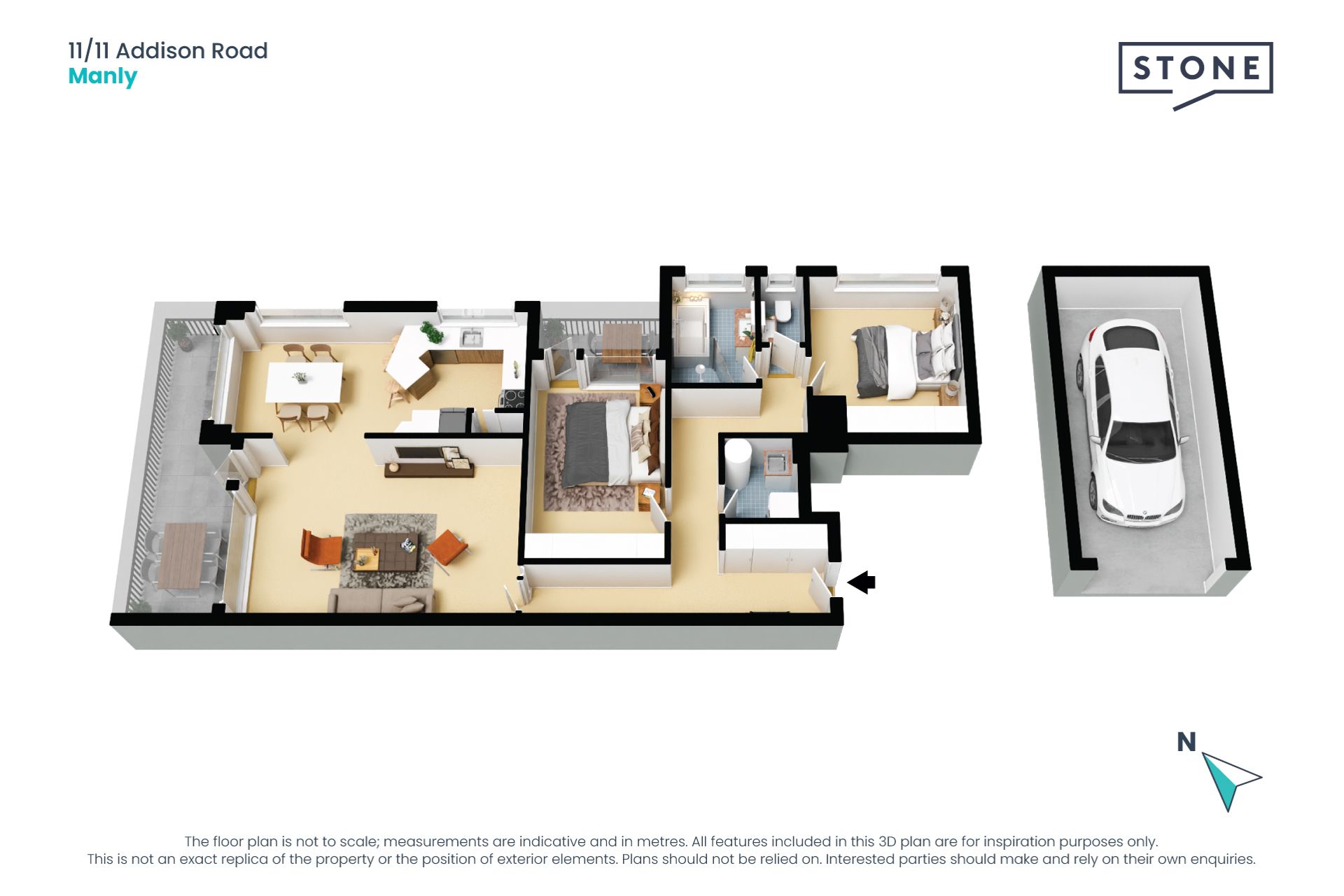 Stunning harbourfront apartment with panoramic views - 6 month lease only