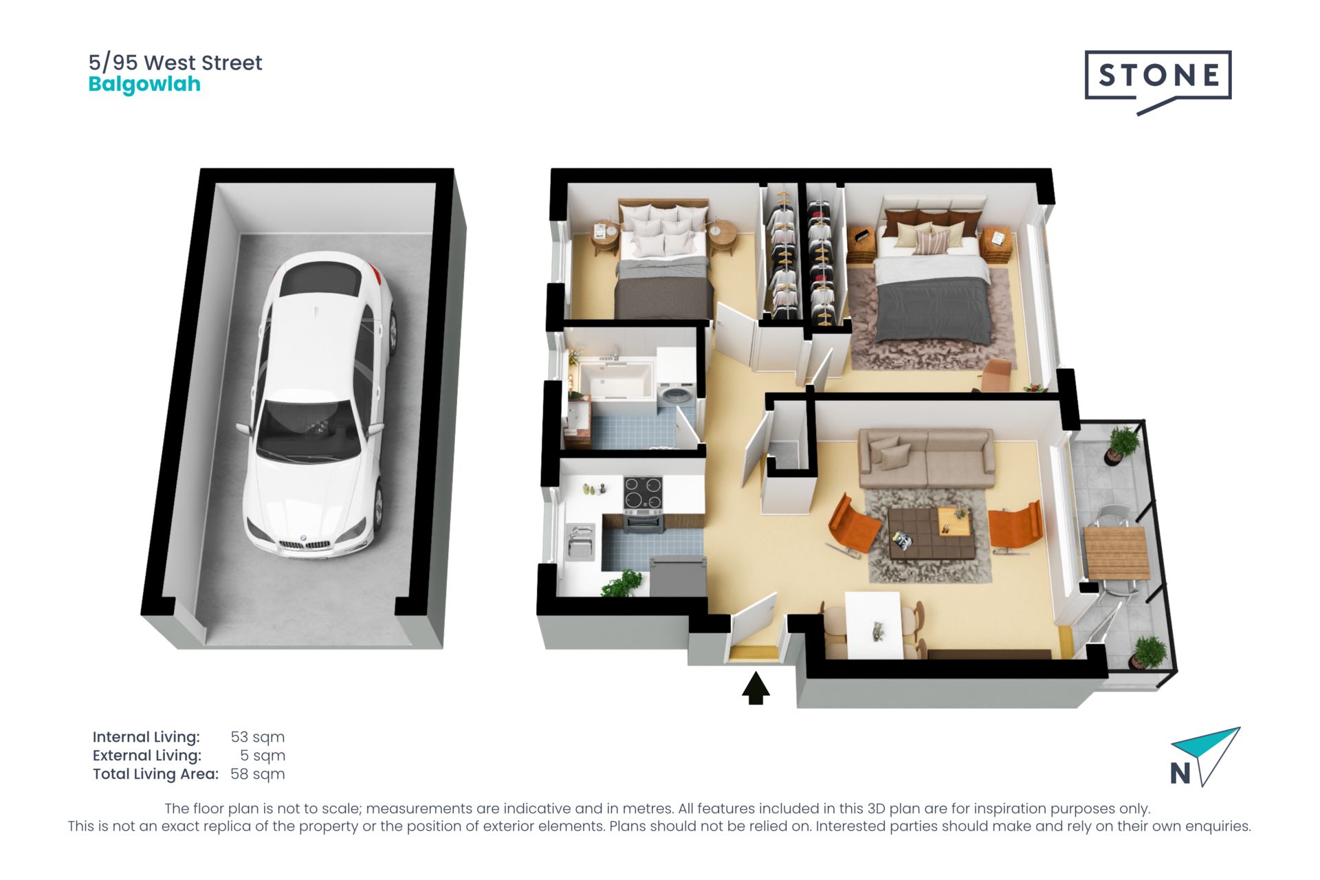 Light & bright stylish apartment in prime Balgowlah location