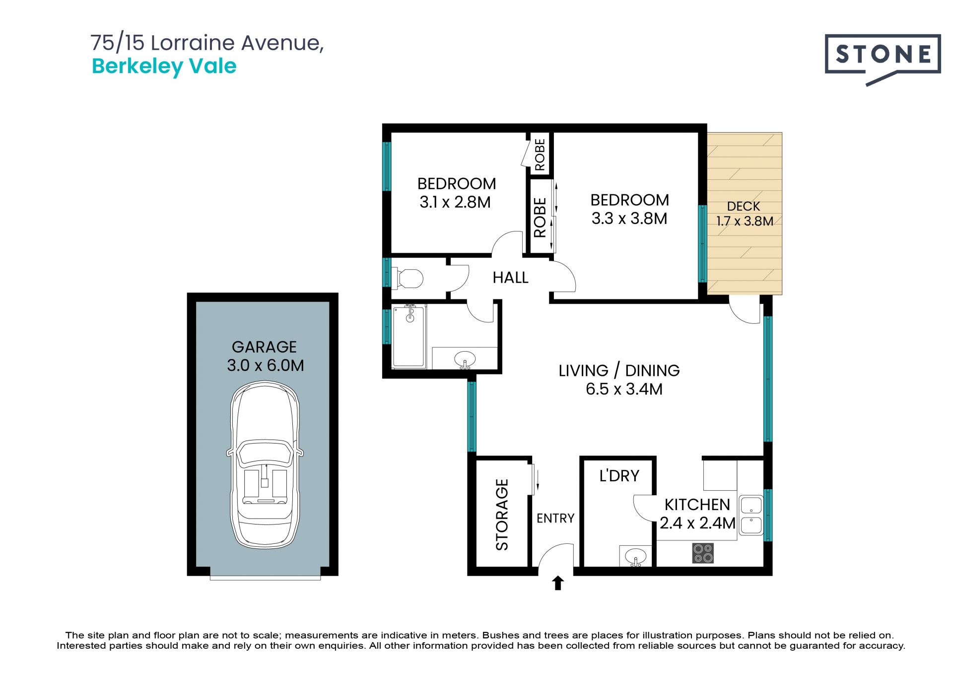Quality two bedroom unit in popular over 55s complex! No exit fees!