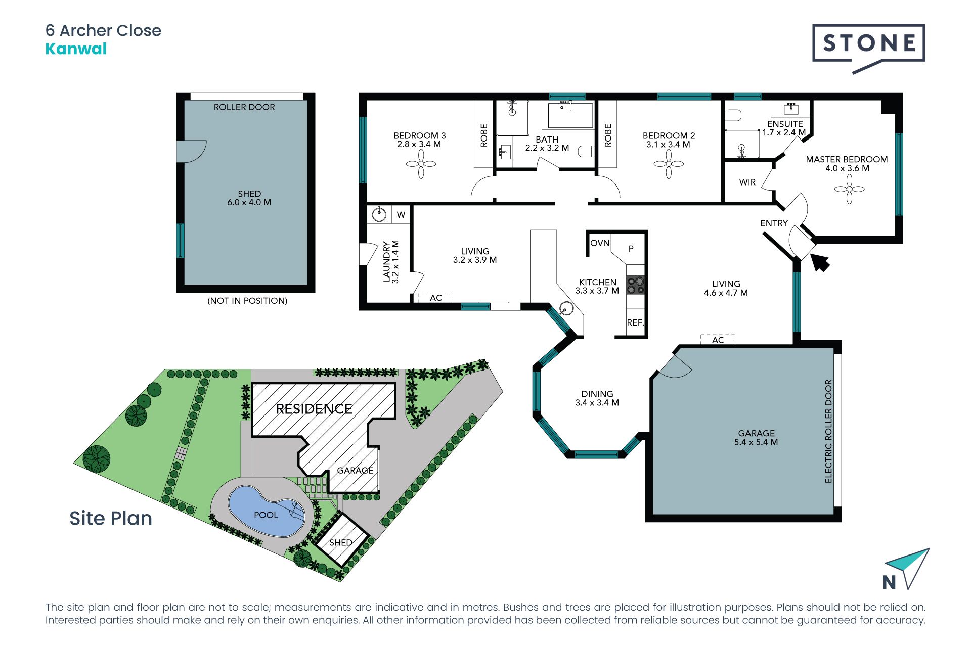 Modern family home - 943sqm block