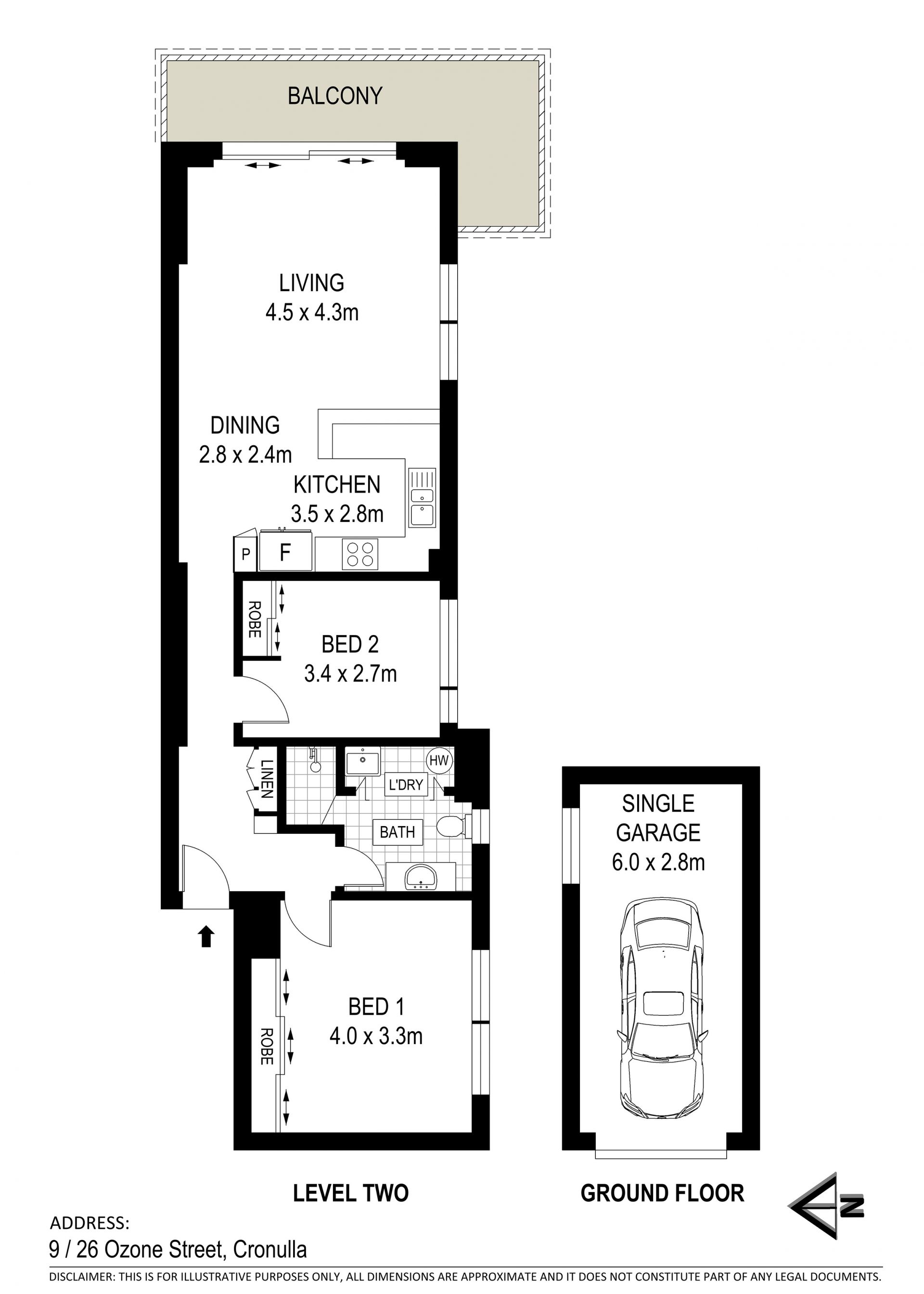 9/26 Ozone Street CRONULLA 2230