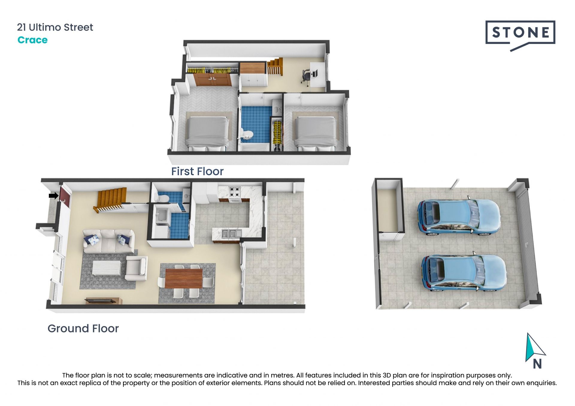 Stunning contemporary home, ready to move in.