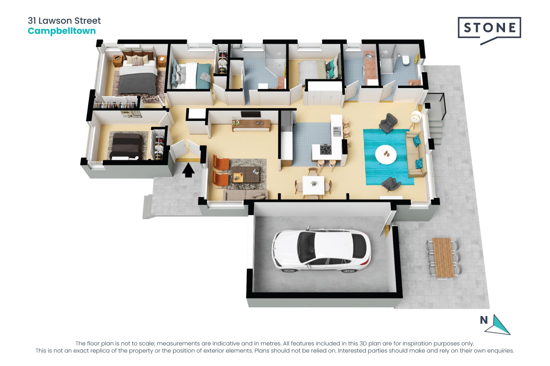 Tranquil elegance: 4-Bedroom sanctuary