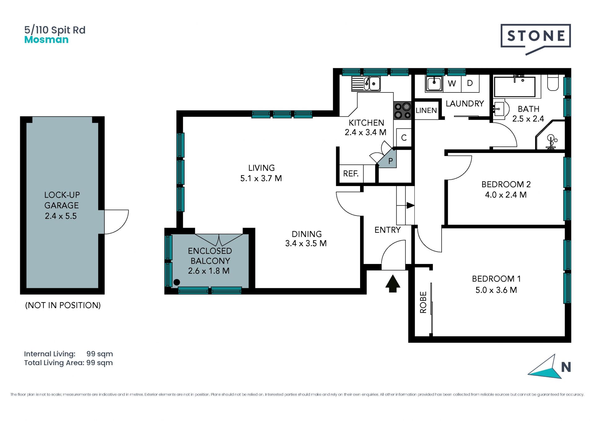 Light, oversized apartment offering potential and opportunity