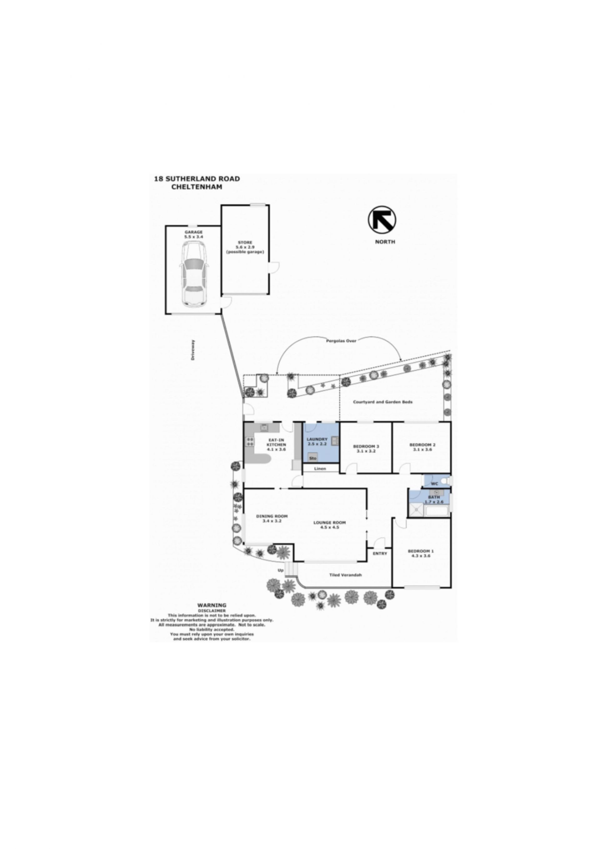Double brick blank canvas spanning 866sqm in Beecroft Primary catchment