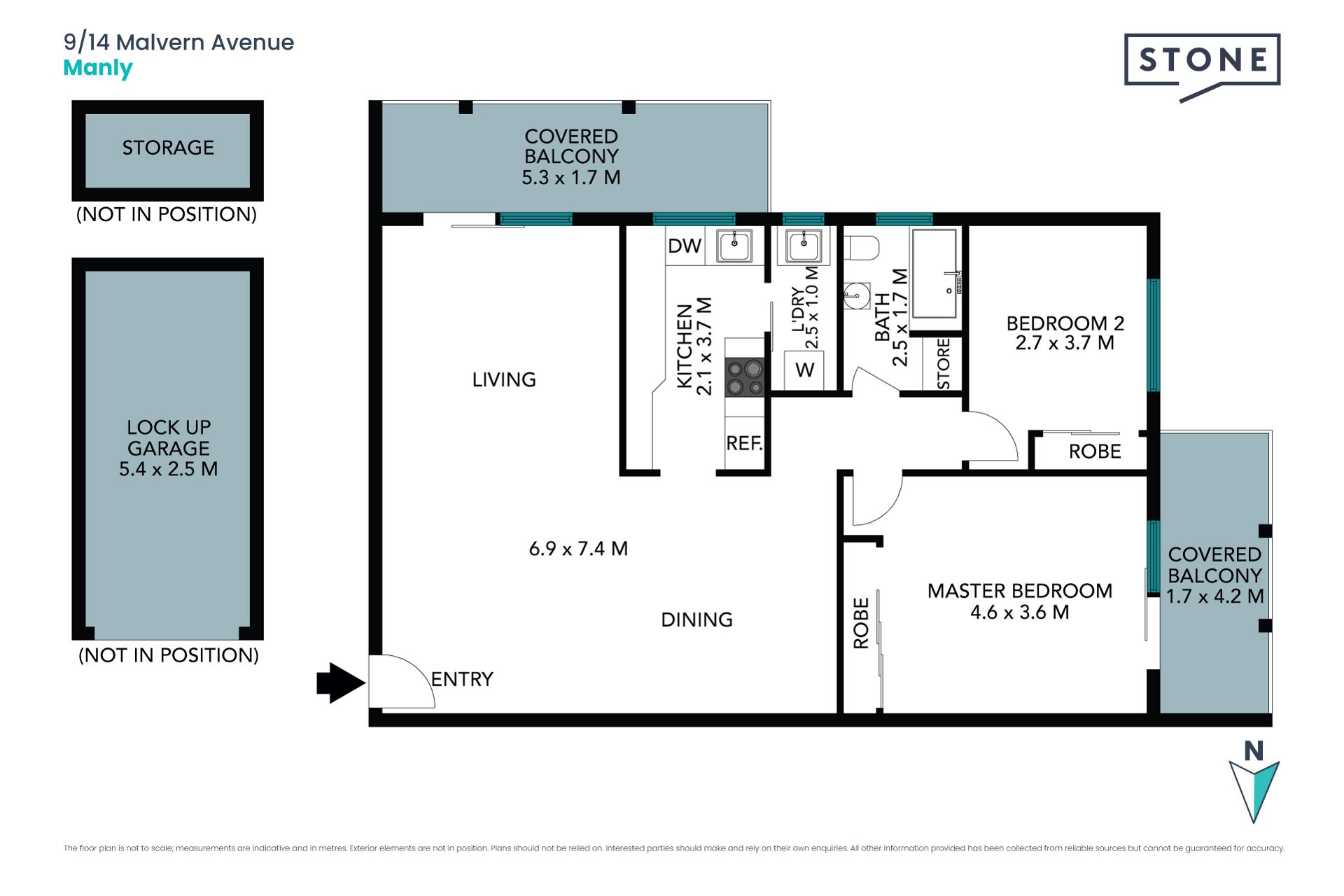 Premium luxury apartment one street from the beach