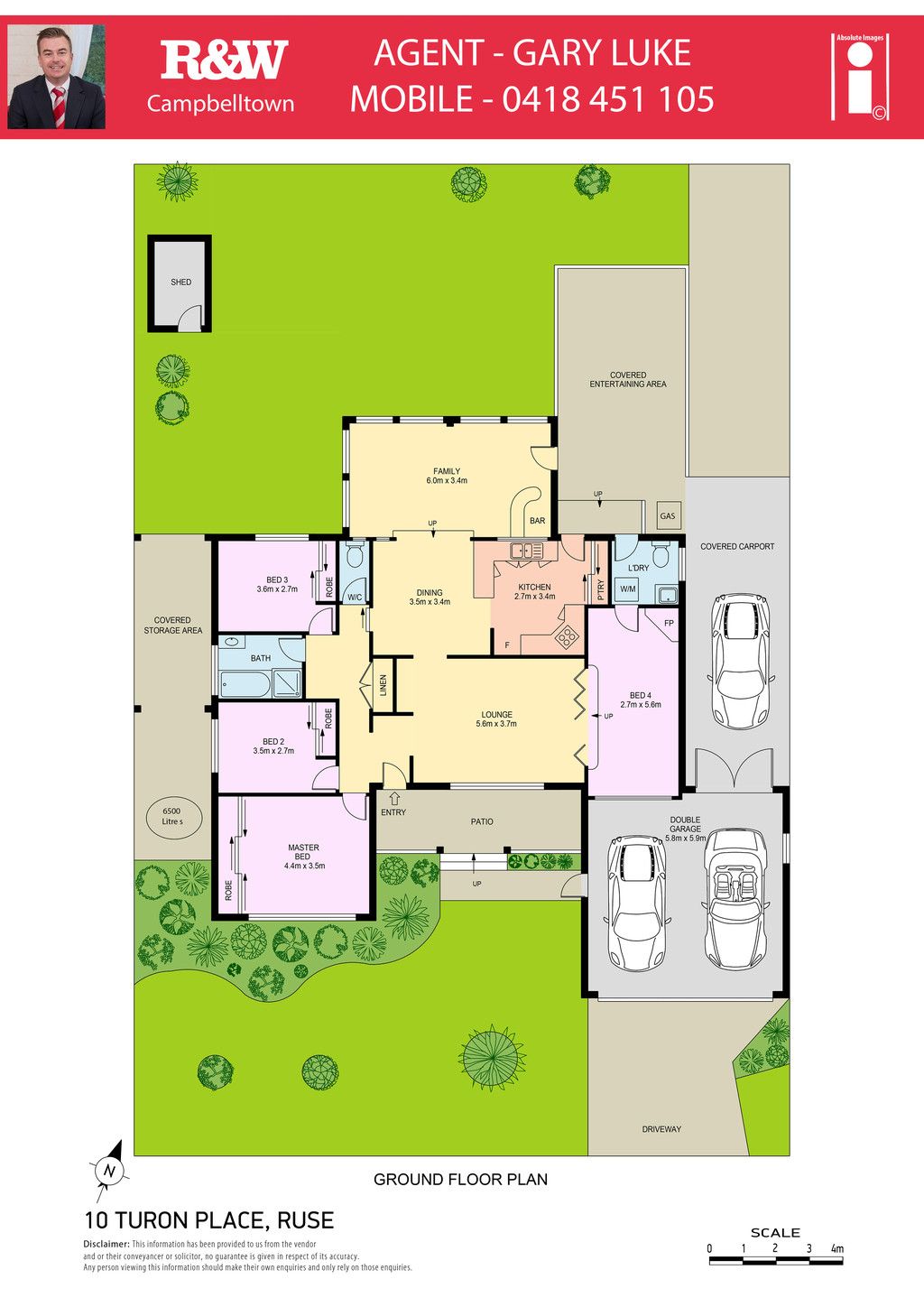 Sold by Gary Luke - $580,000!