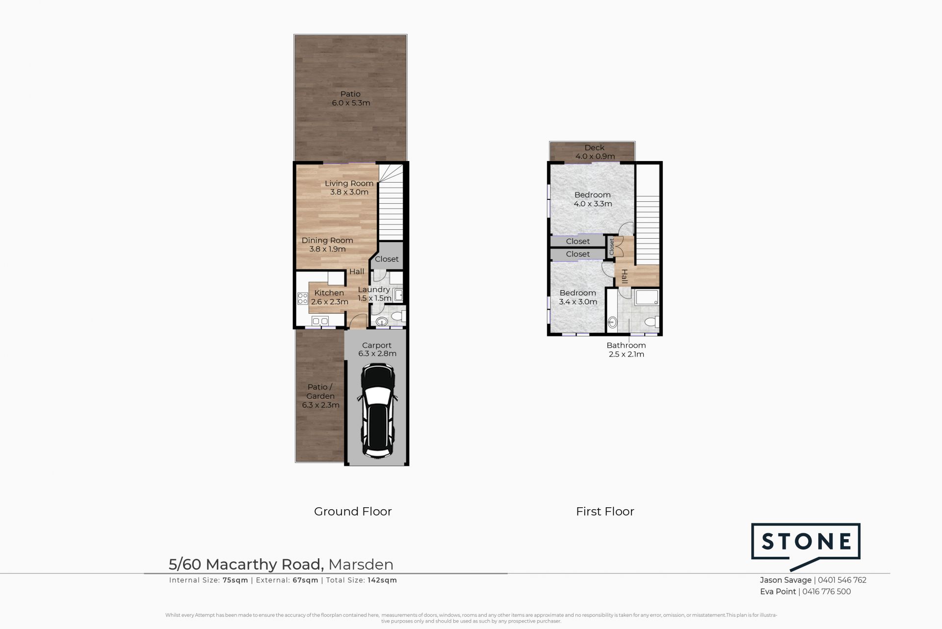 SOLD BY JASON SAVAGE & EVA POINT