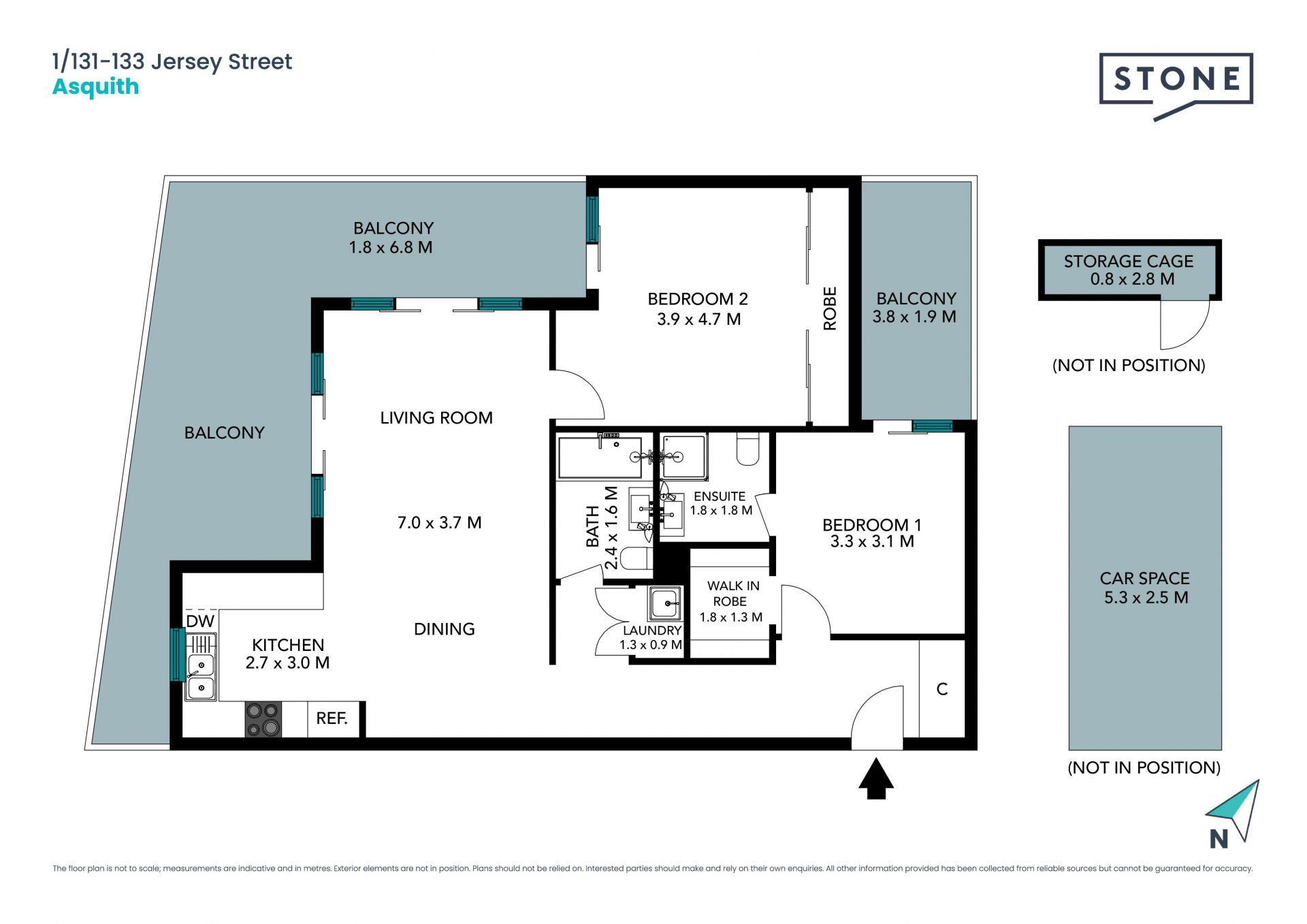 Gorgeous Two Bedroom Apartment In Prime Location!