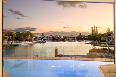 Sophisticated Waterfront Sanctuary with Stunning Canal & Parkland Views