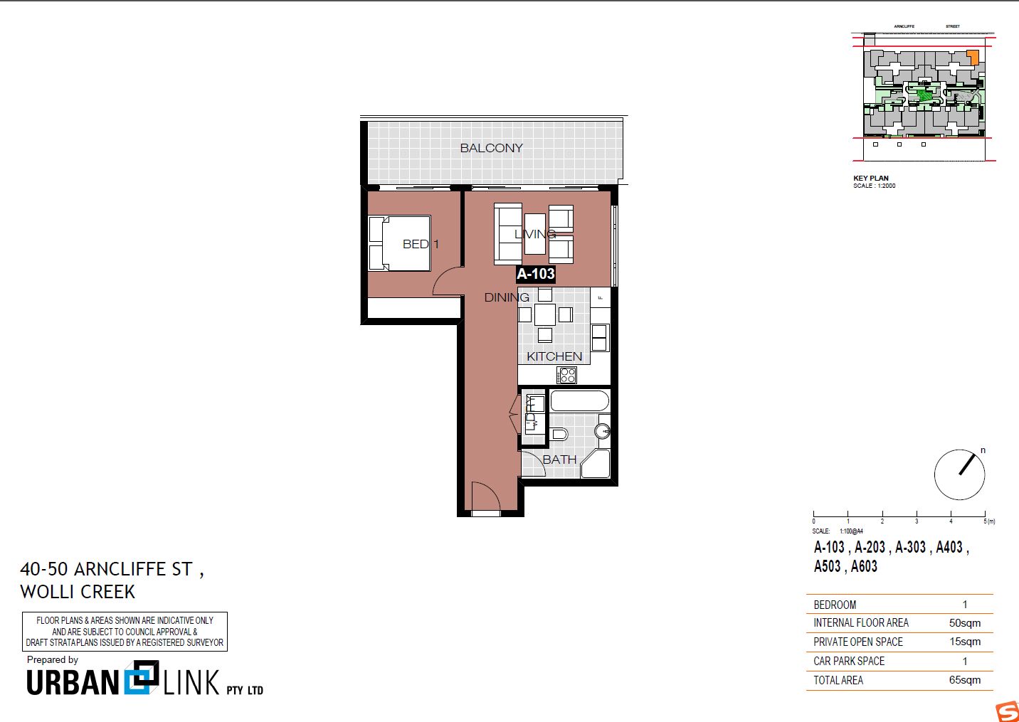Spacious One Bedder With Two Bathroom