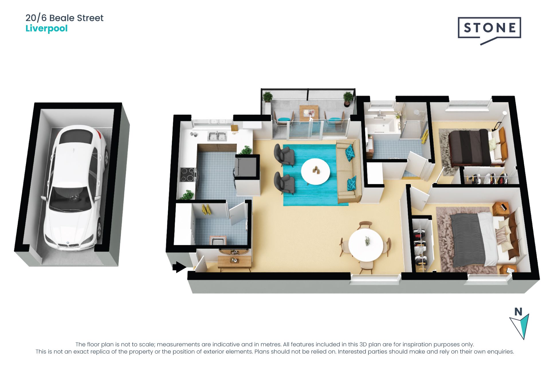 Spacious north-facing apartment in prime Liverpool location