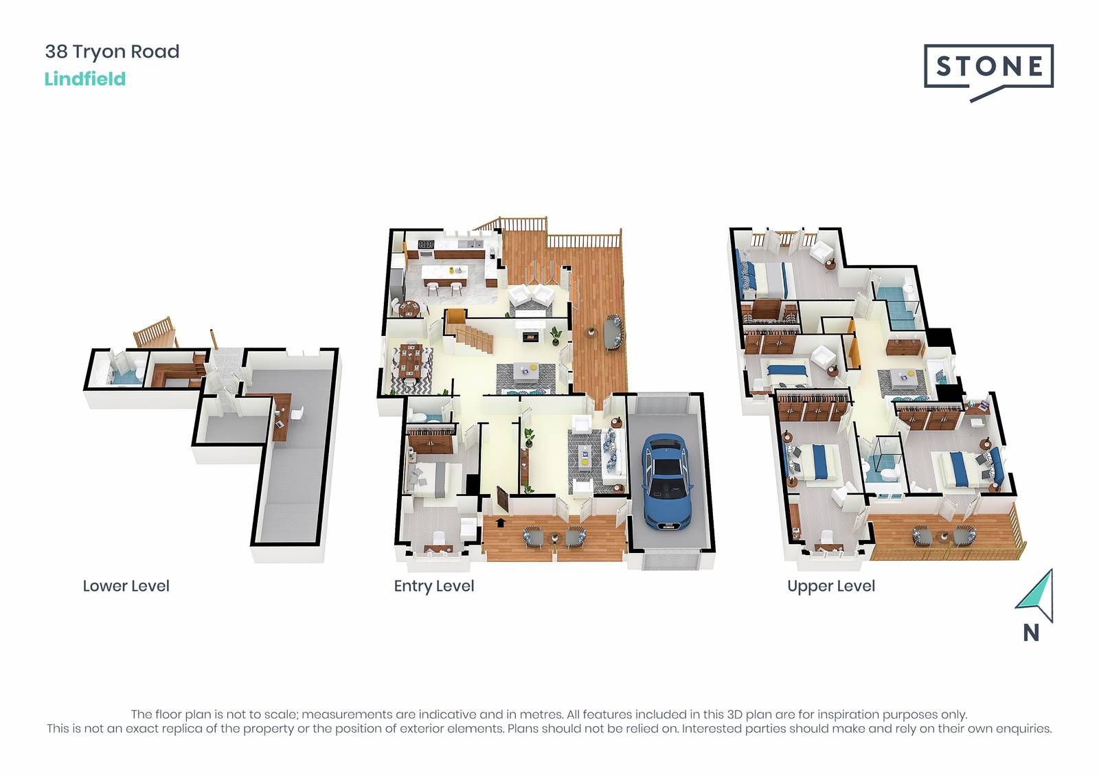 Family living in an exclusive setting