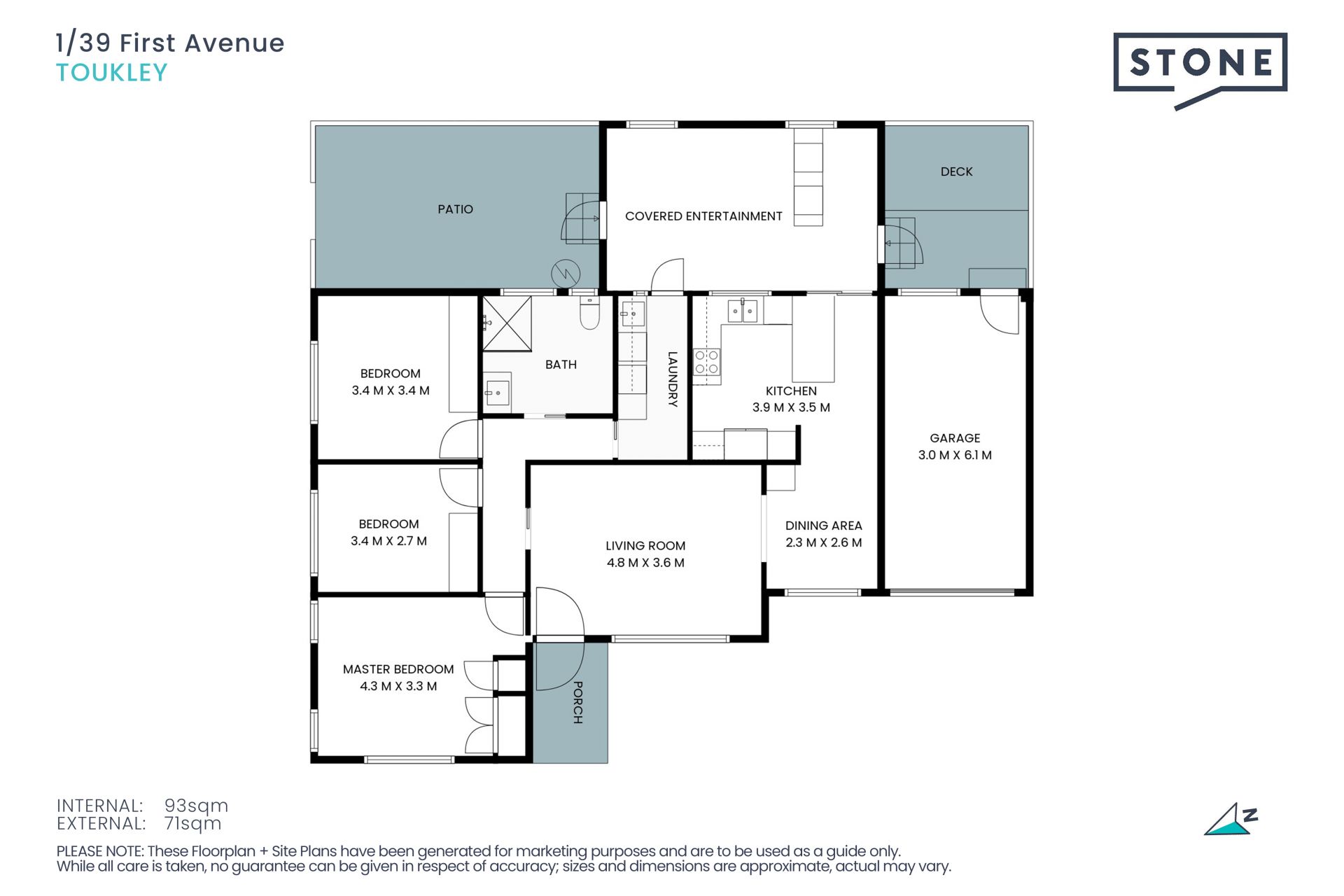 Ideal Corner Block Location!