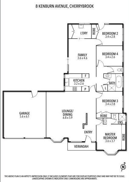 Single level four bedroom home
