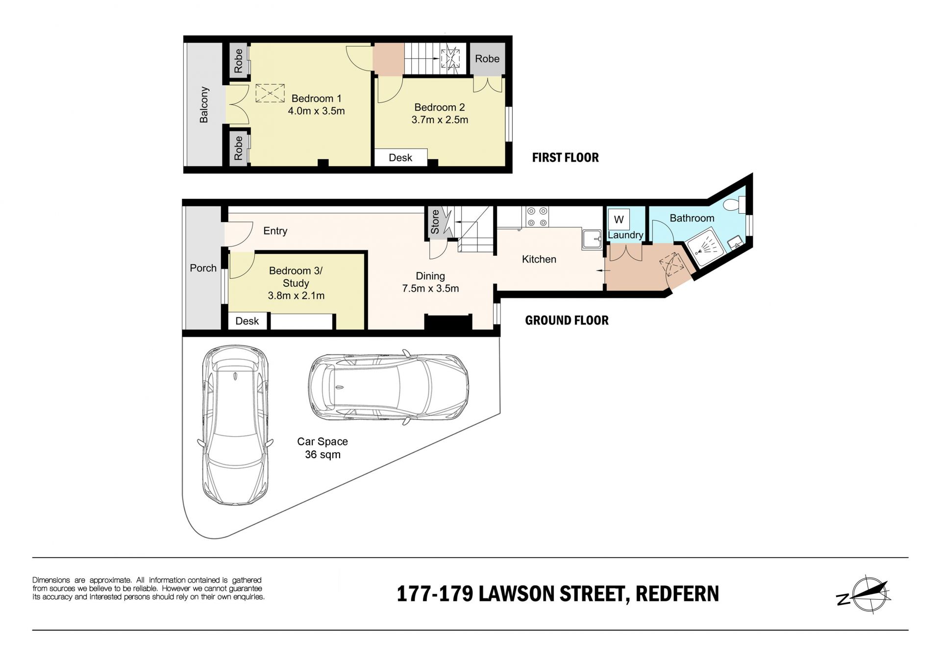 Modern terrace in highly sought after Inner city pocket
