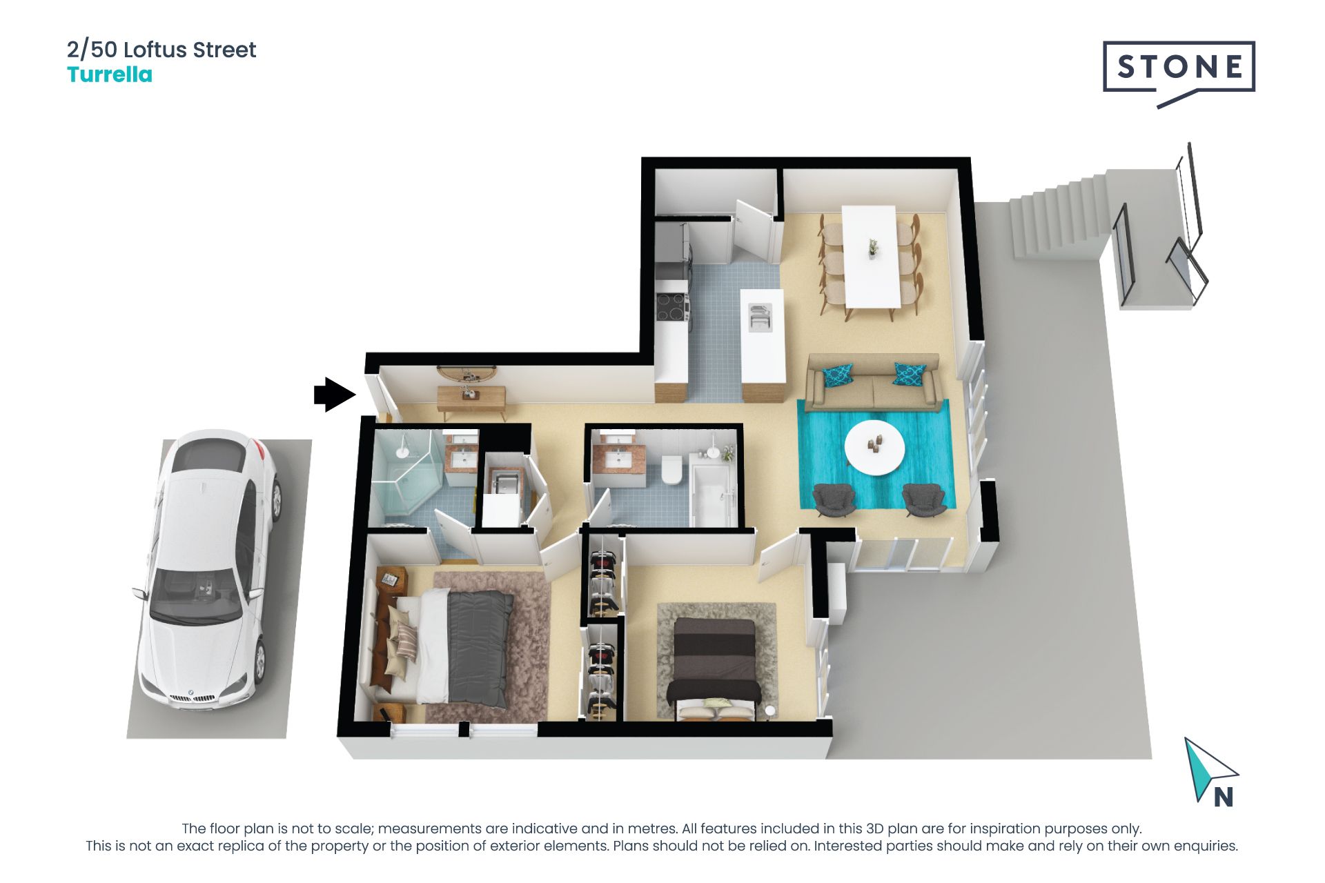 Courtyard apartment in lifestyle complex