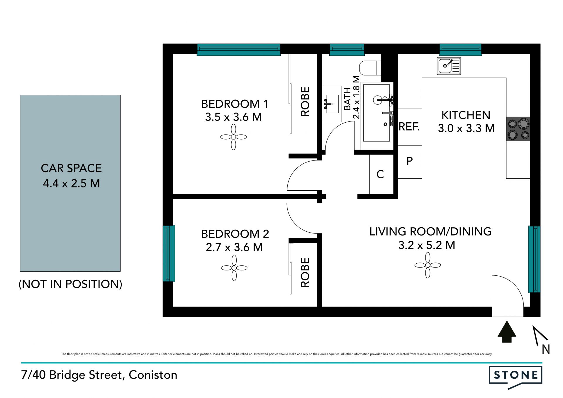 Renovated apartment with city and ocean views