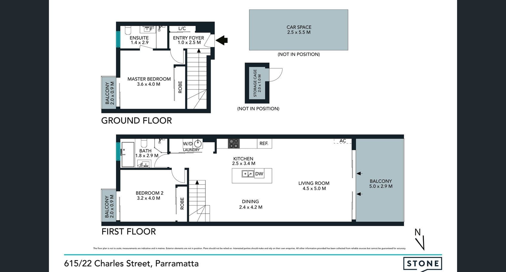 Modern split level apartment!