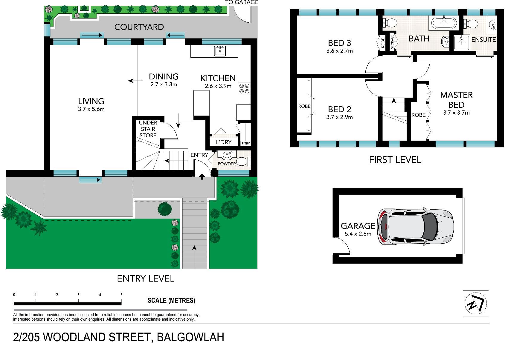 Chic modern townhouse, full of light
