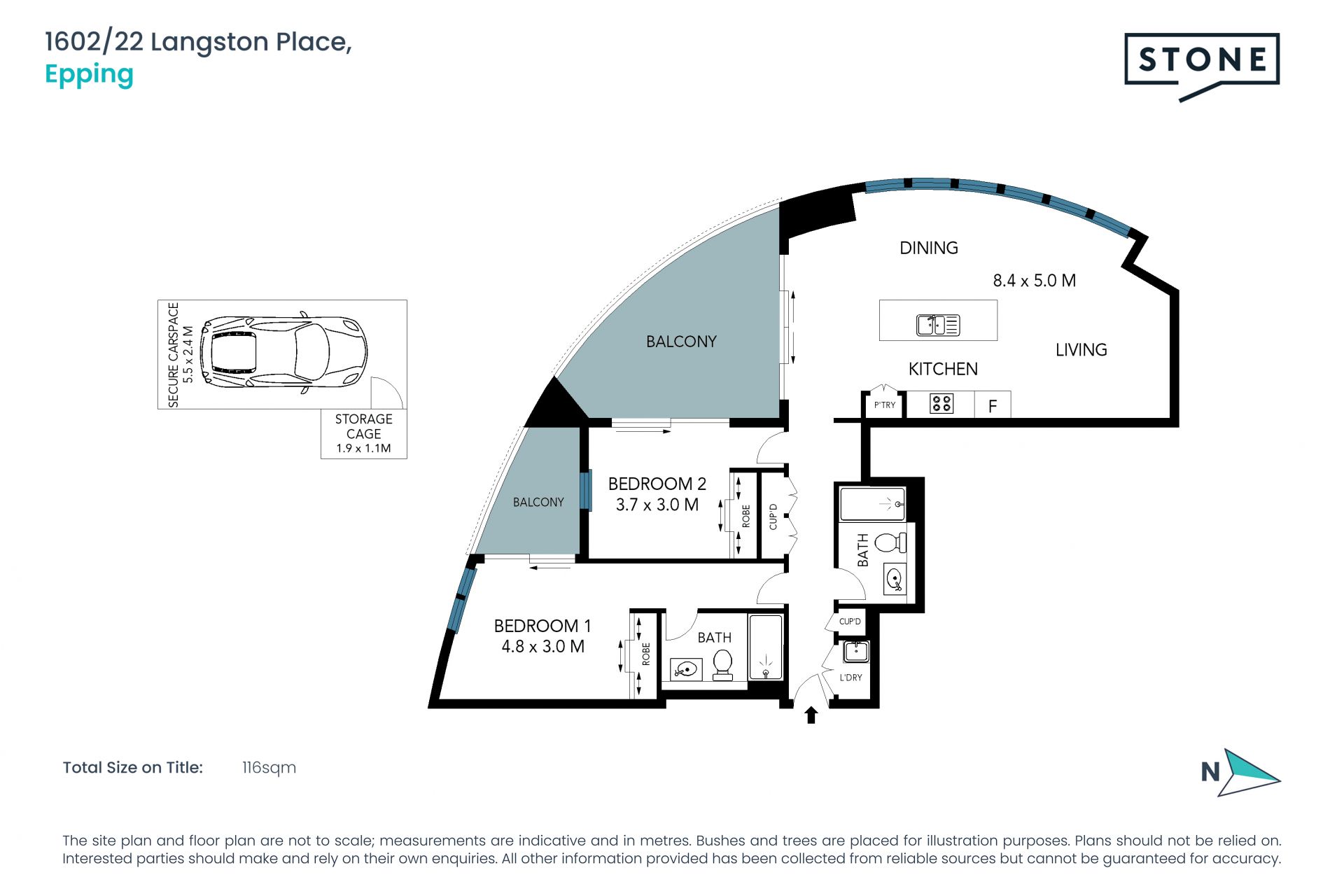 First-class living atop 'The Langston', 16th floor sunset apartment