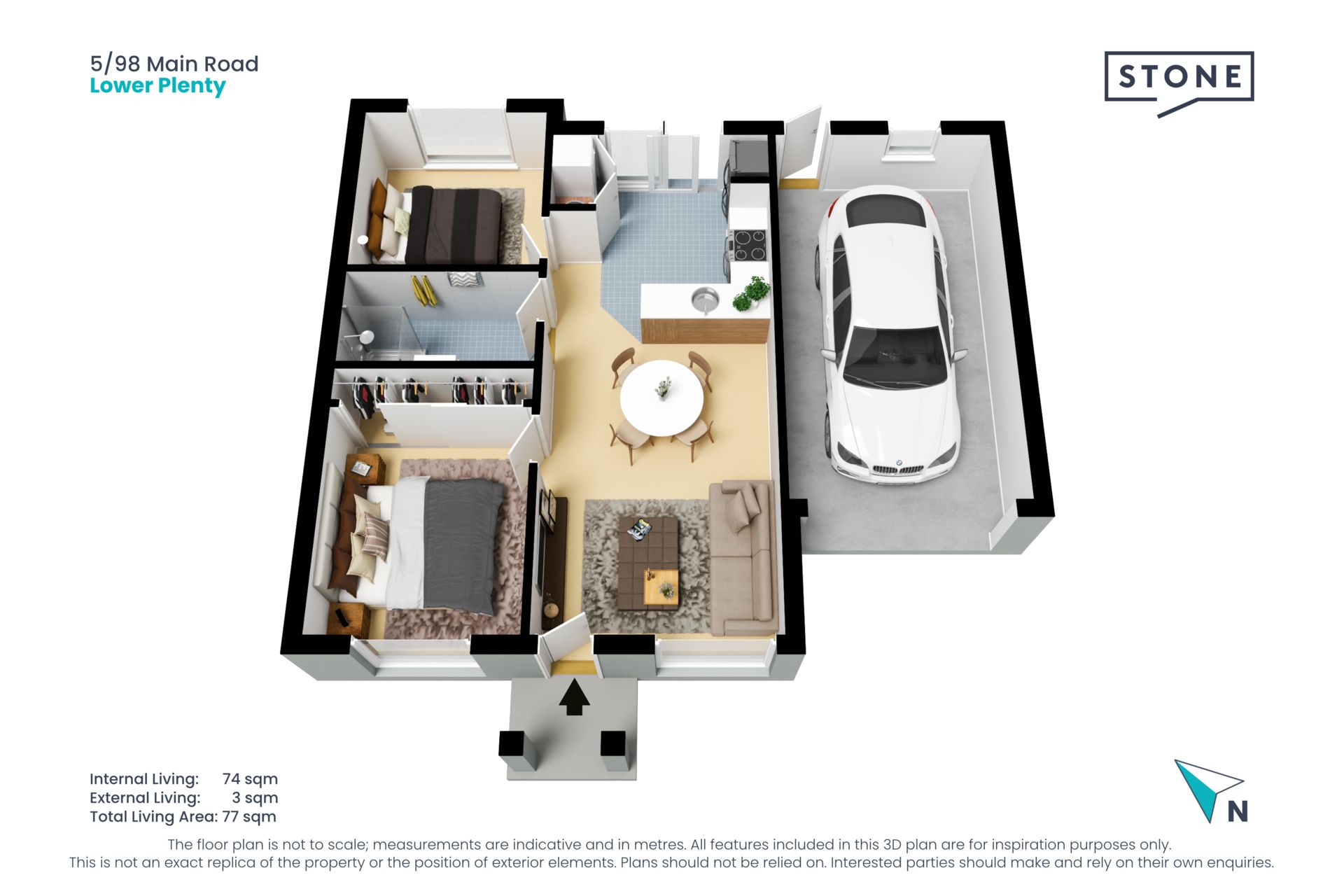Stylish Single-Level Living in Prime Walk-To-Everything Location