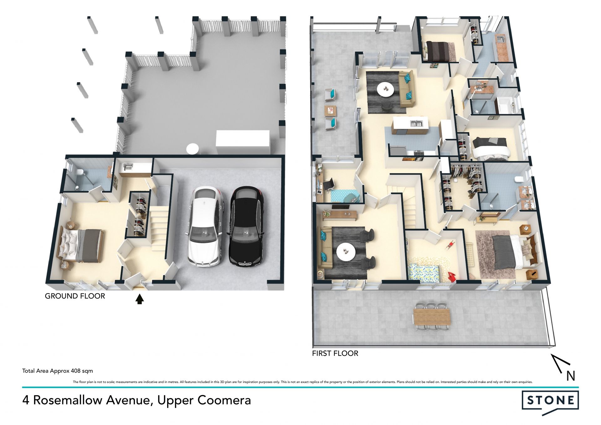 Dual living, opposite park with sunset views