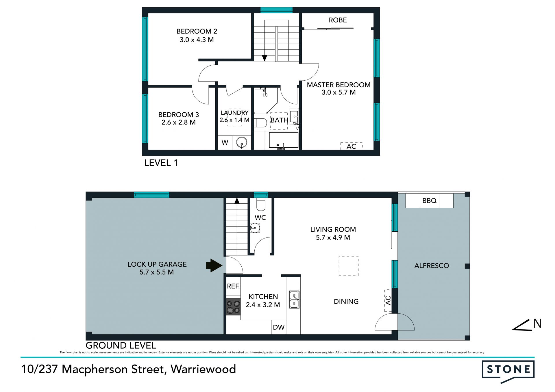 Modern town home with only one common wall