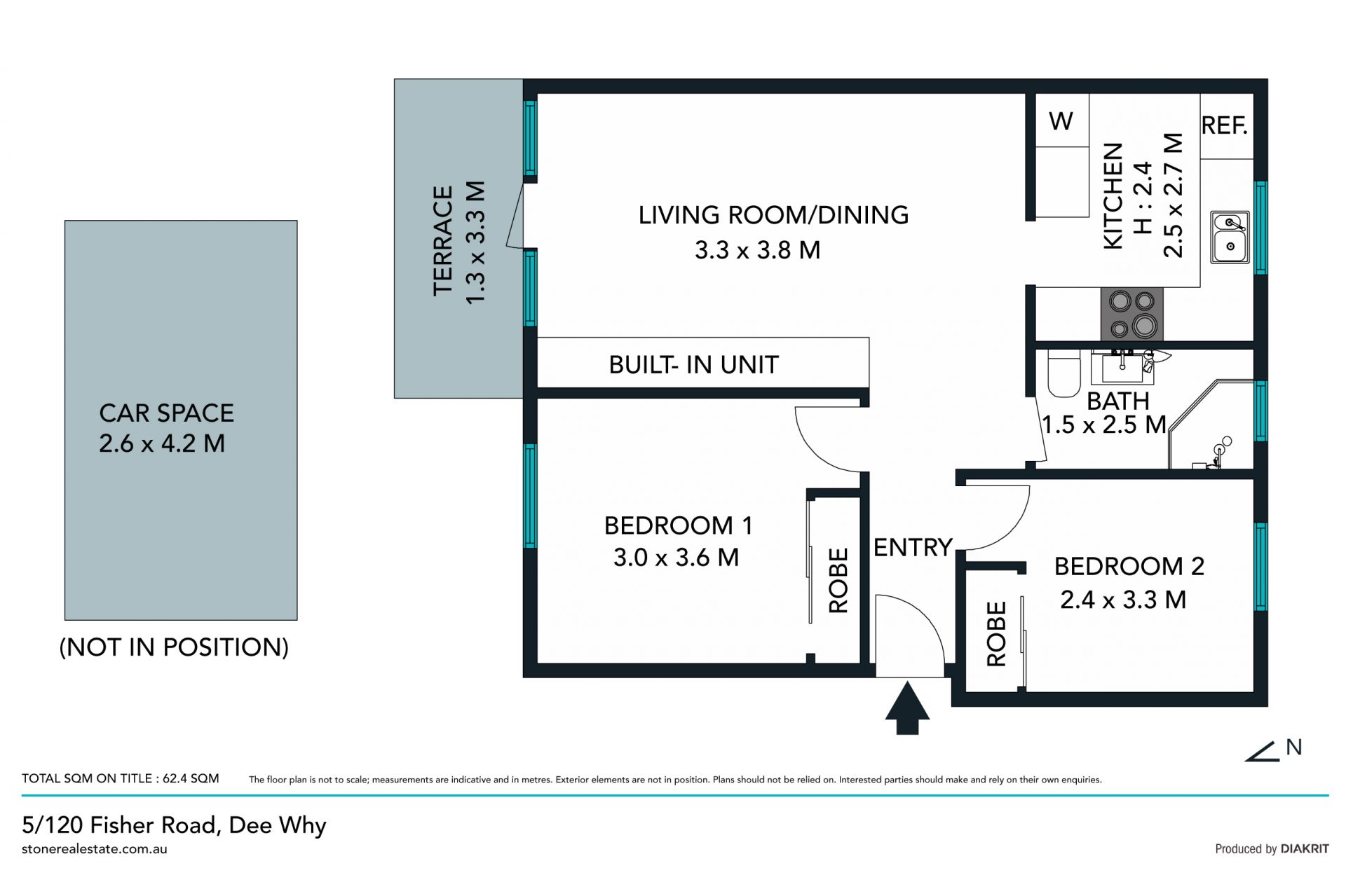 Garden apartment with north-easterly aspect