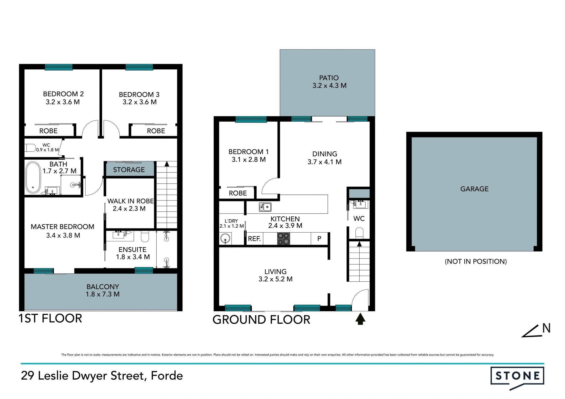 Adjacent to beautiful open spaces