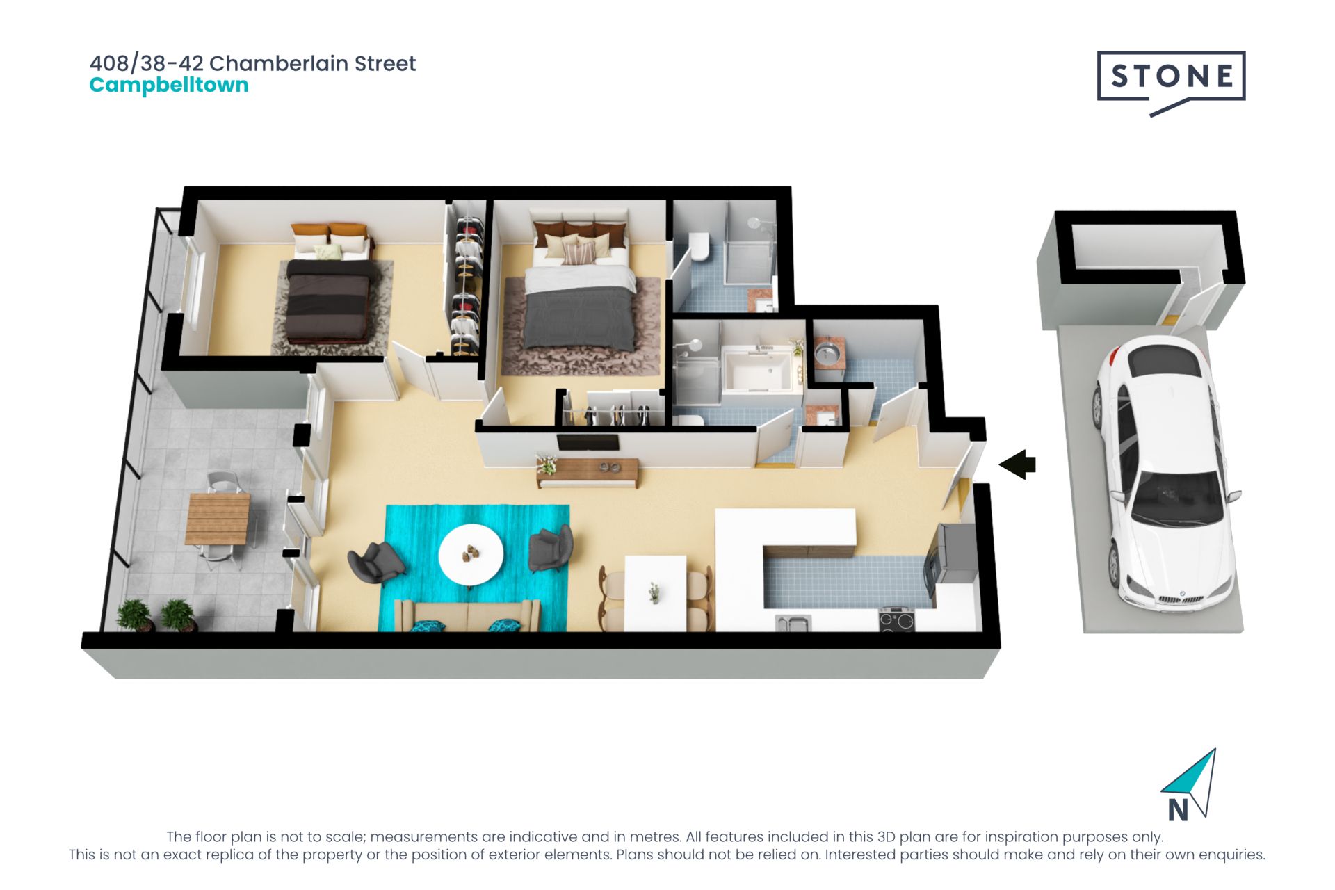 Modern 4th floor apartment