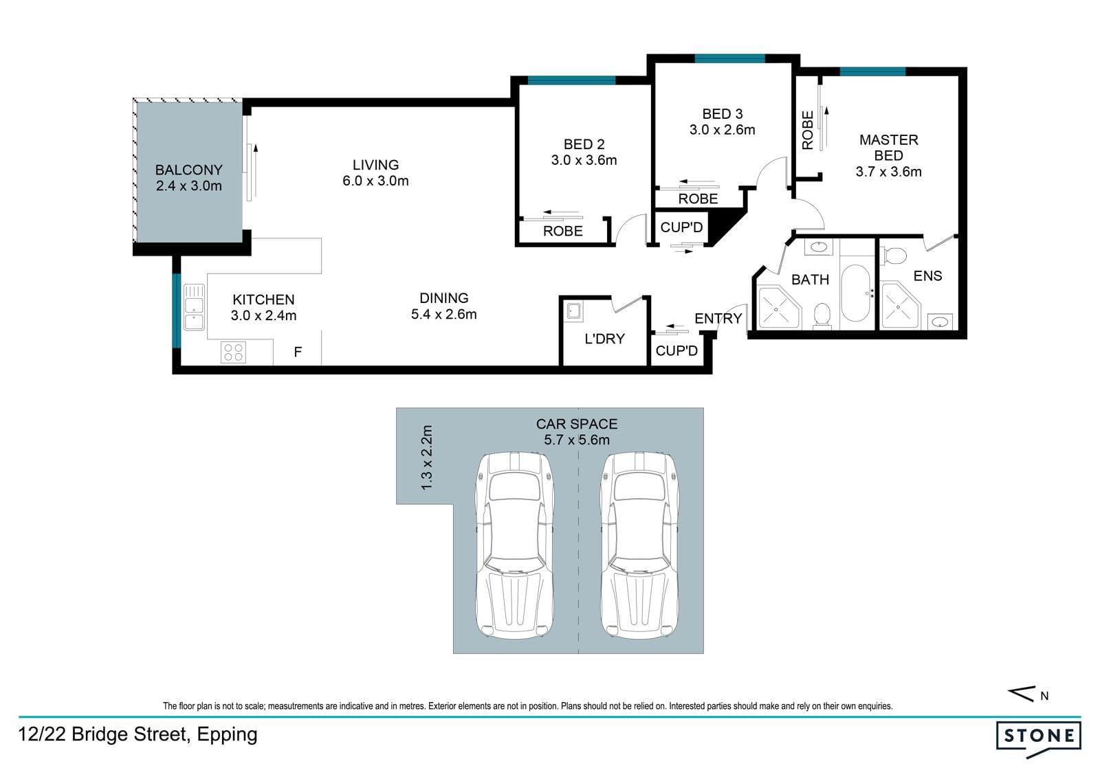 Generous Full Brick 3 Bedroom Unit in the Central Location