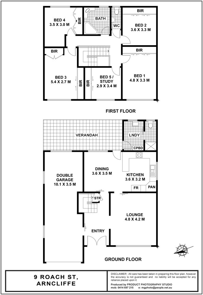 LARGE HOUSE, LEVEL BACKYARD  885 SQM