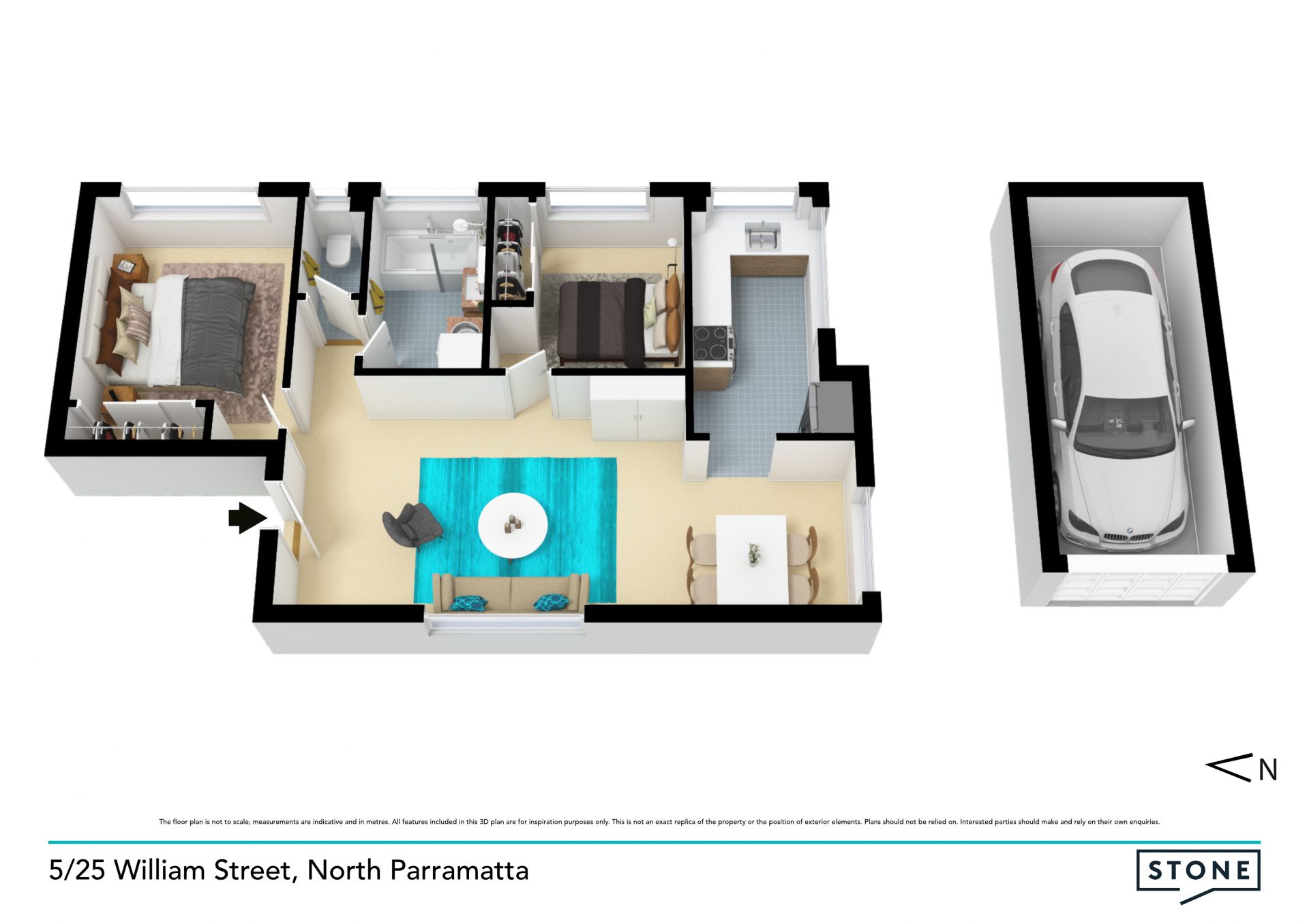 Well Presented Two Bedroom Apartment