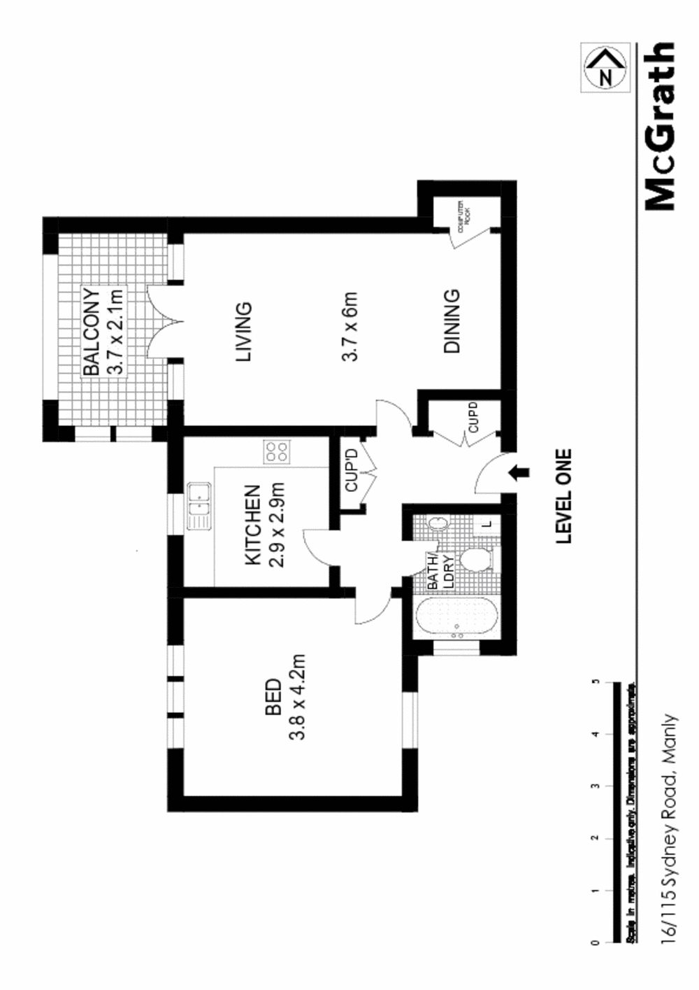 The size of a two bedroom apartment for the price of one
