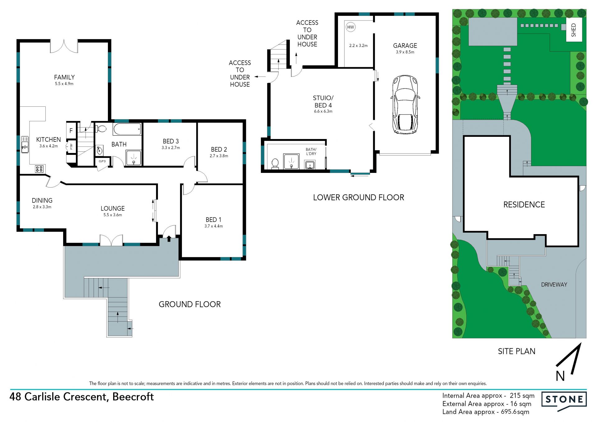 Brick, High Side Home within Beecroft Primary catchment