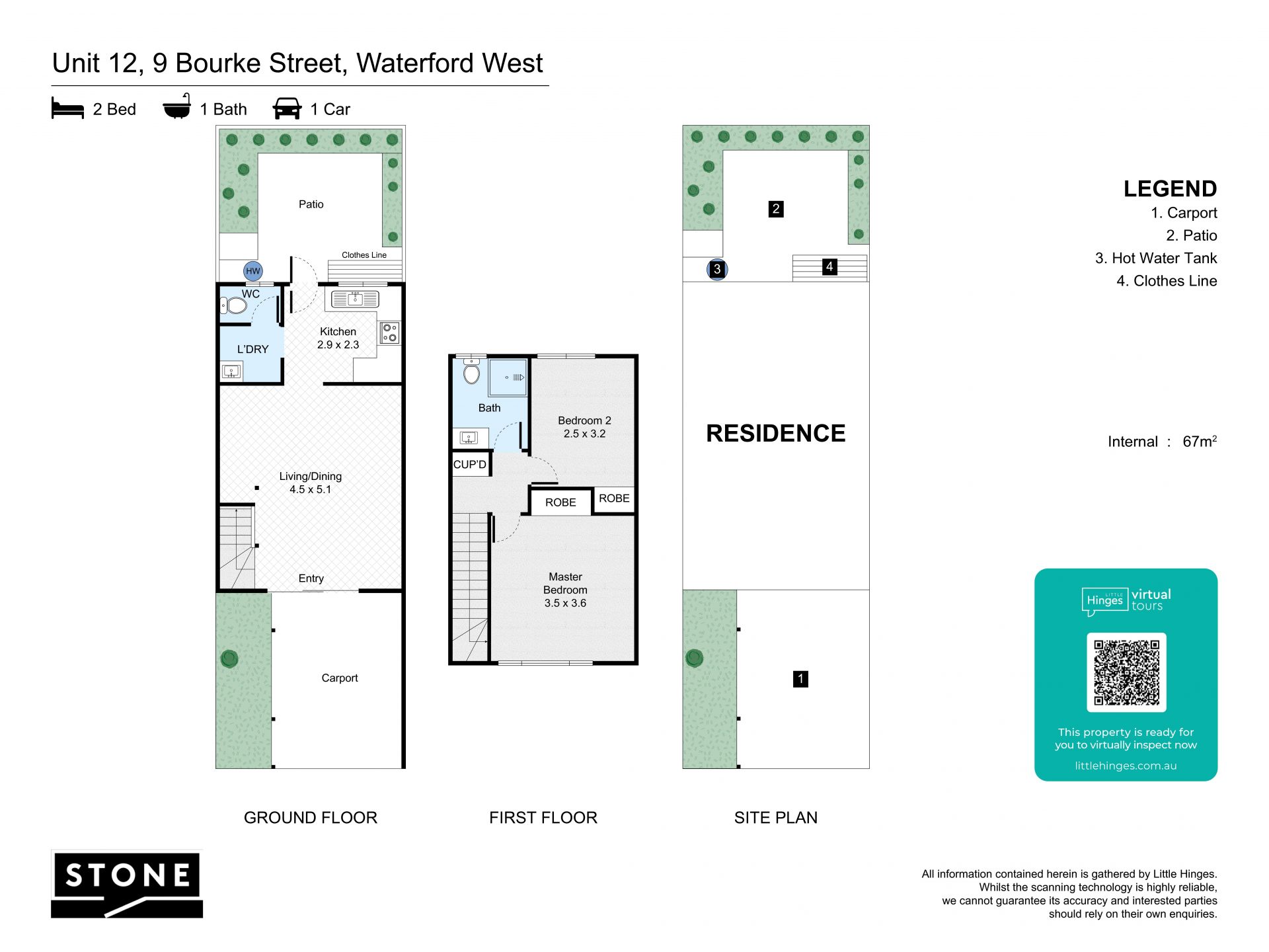 Cozy Two-Bedroom Townhouse in WATERFORD WEST.