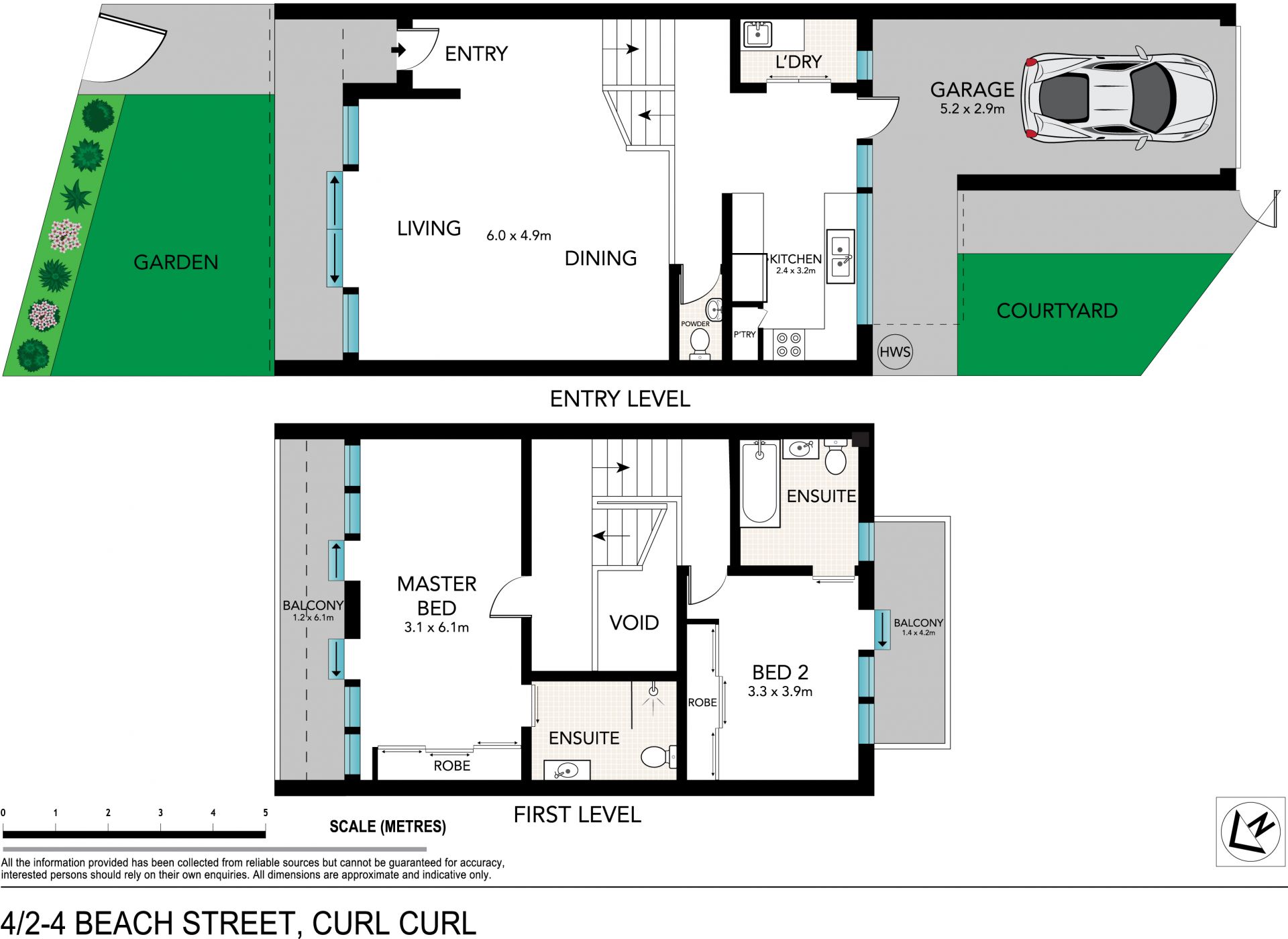 Beachside townhouse living