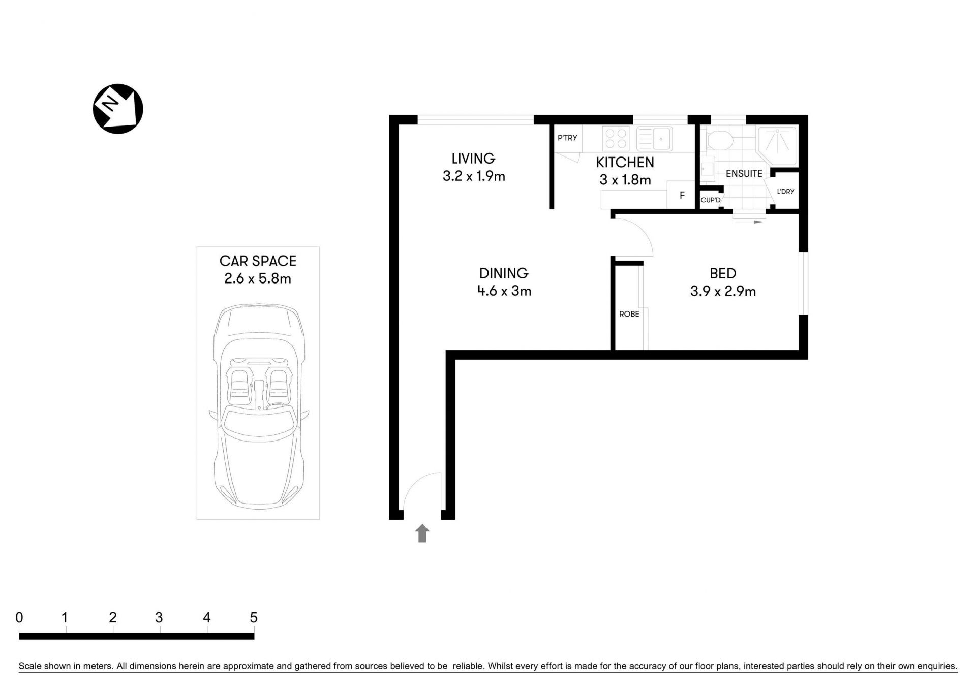 Renovated security apartment