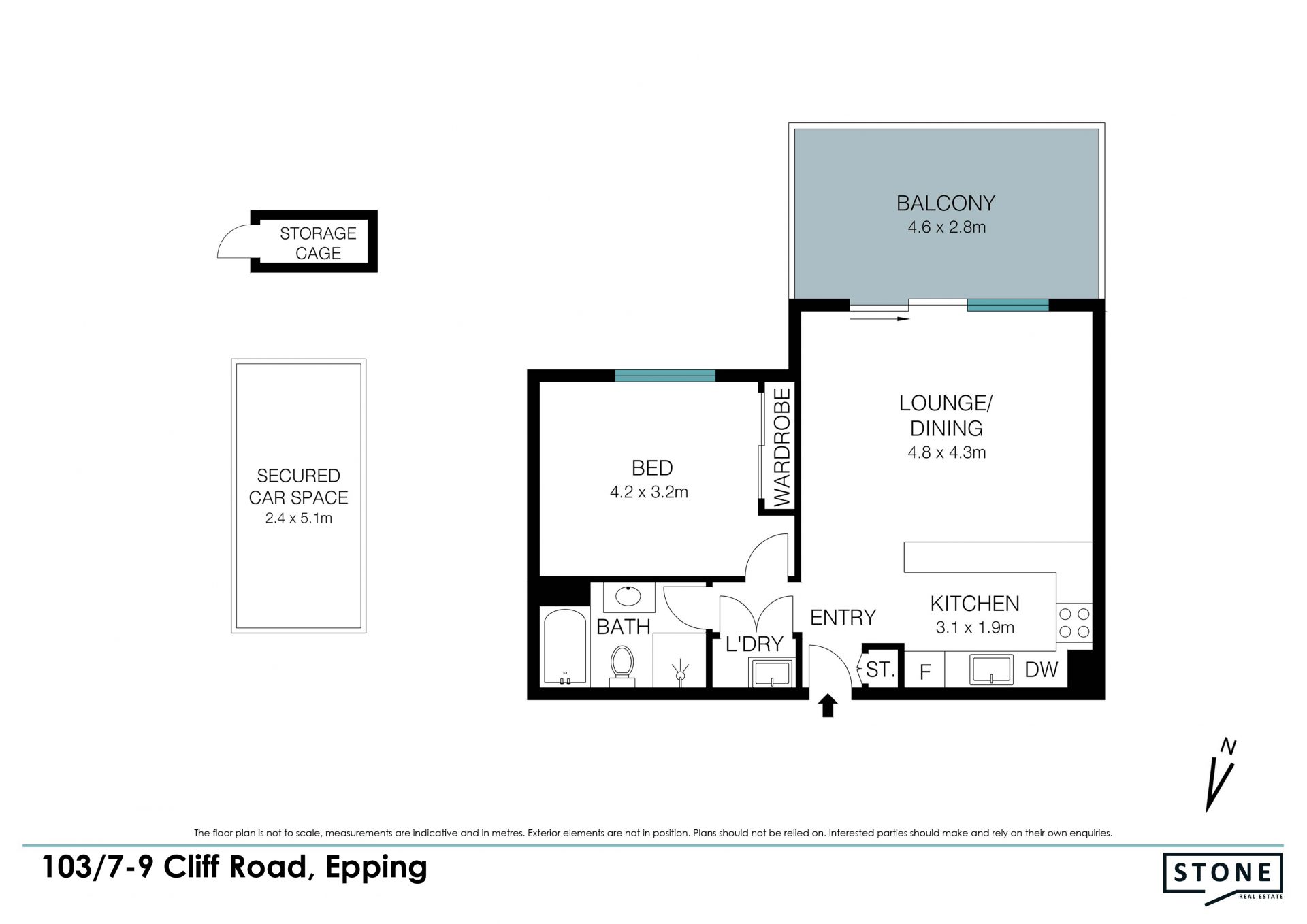 Modern One-Bedroom Apartment in Prime Epping Location