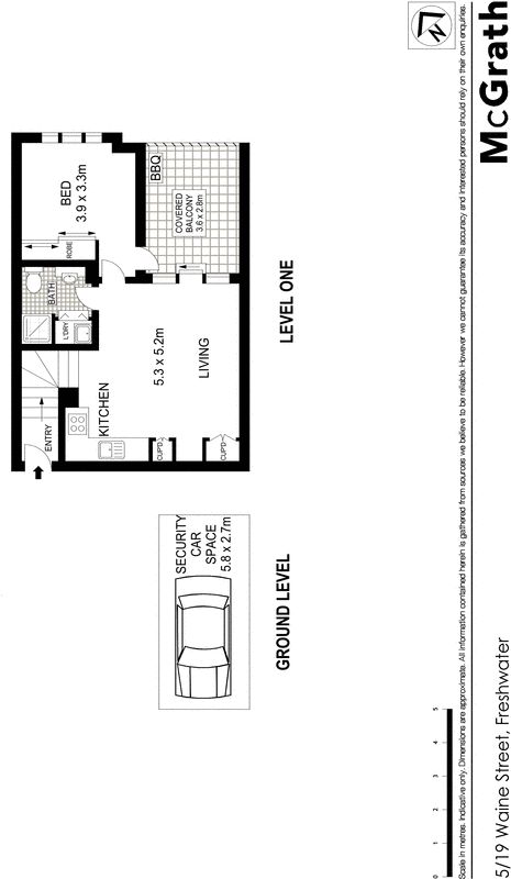 Modern apartment in a secure building