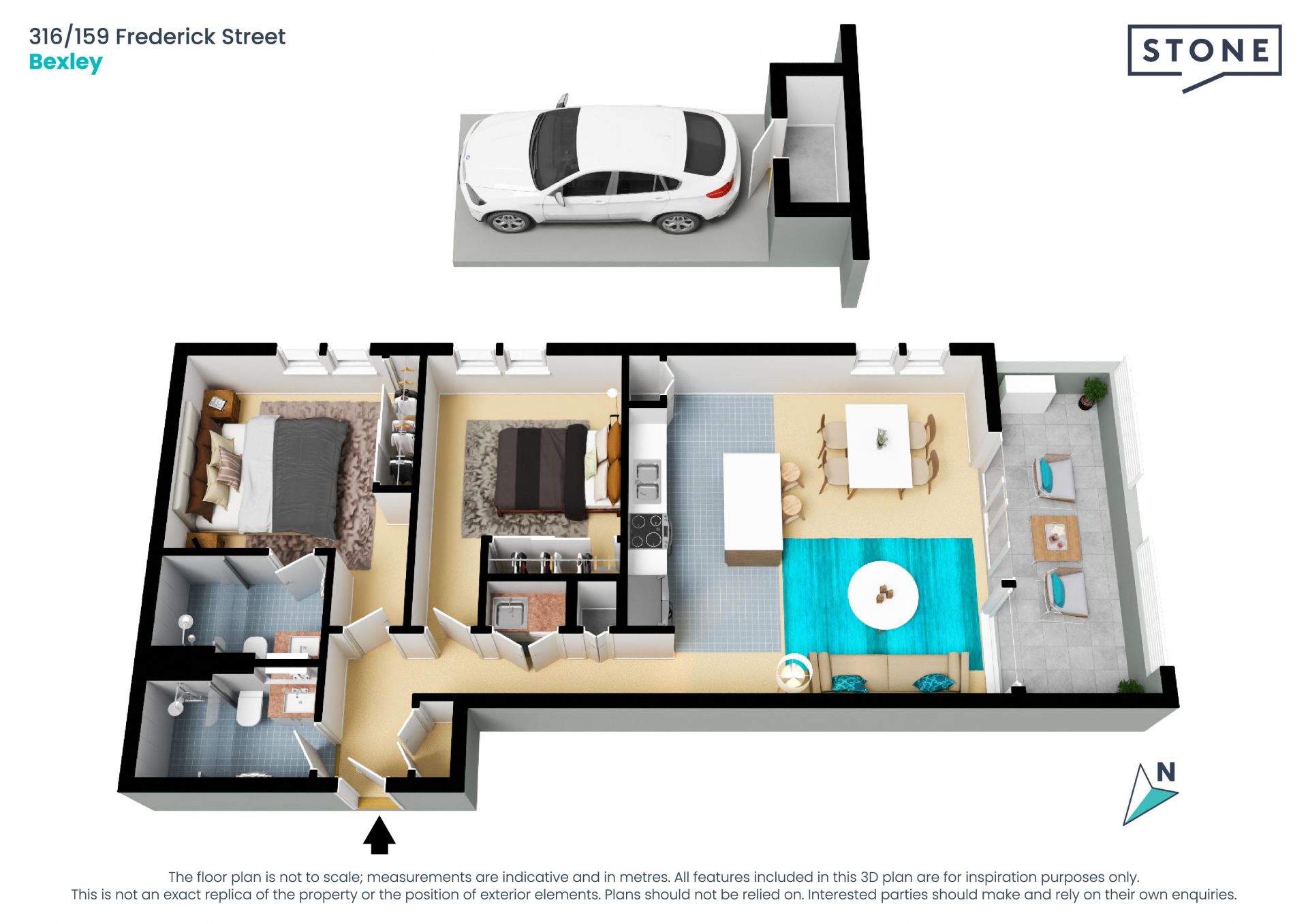 Modern space, comfort and suburban views