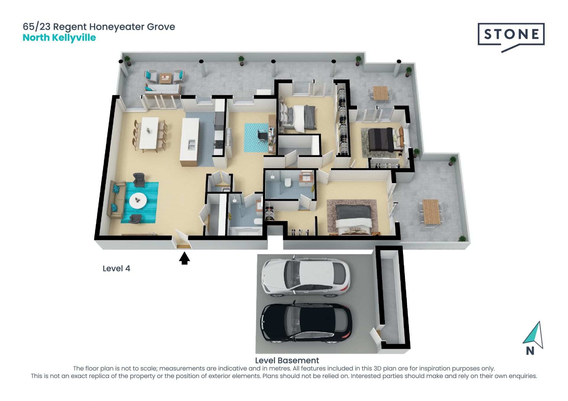 Spacious penthouse in sought-after complex with pool