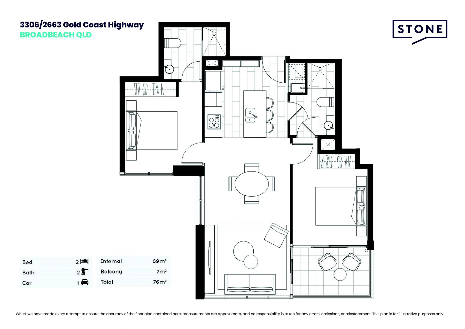 'Avani Residences' Level 33 with Breathtaking Ocean Views