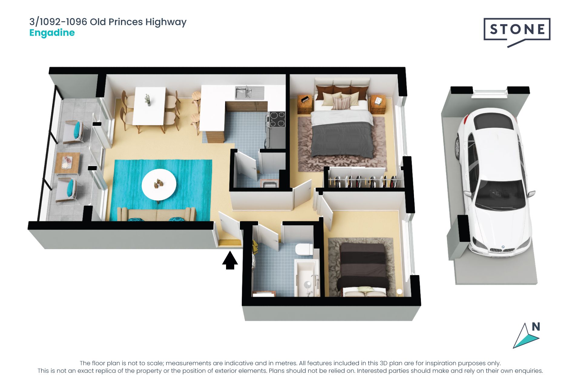 Secure apartment offers central lifestyle address