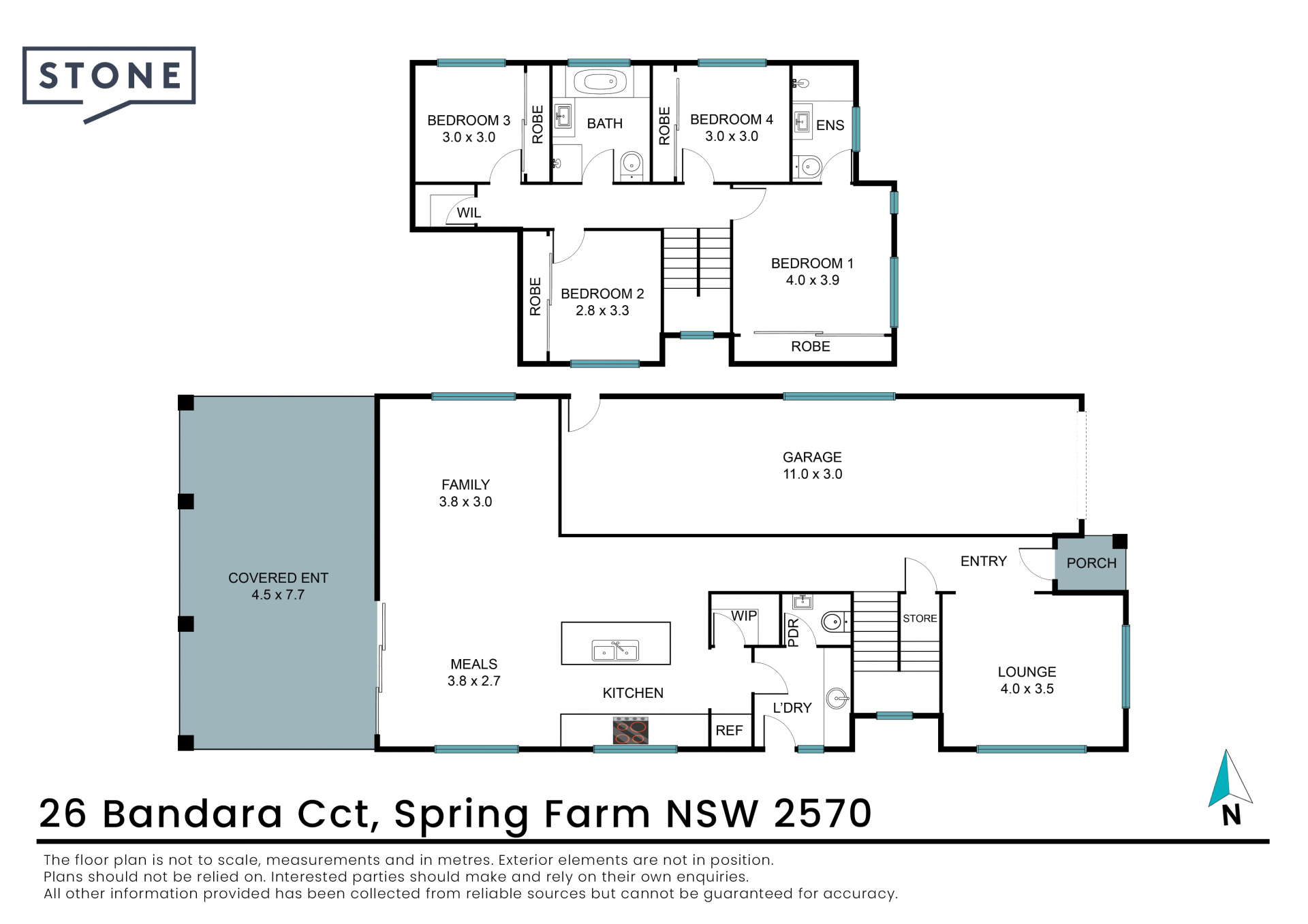 Modern family home in tranquil location