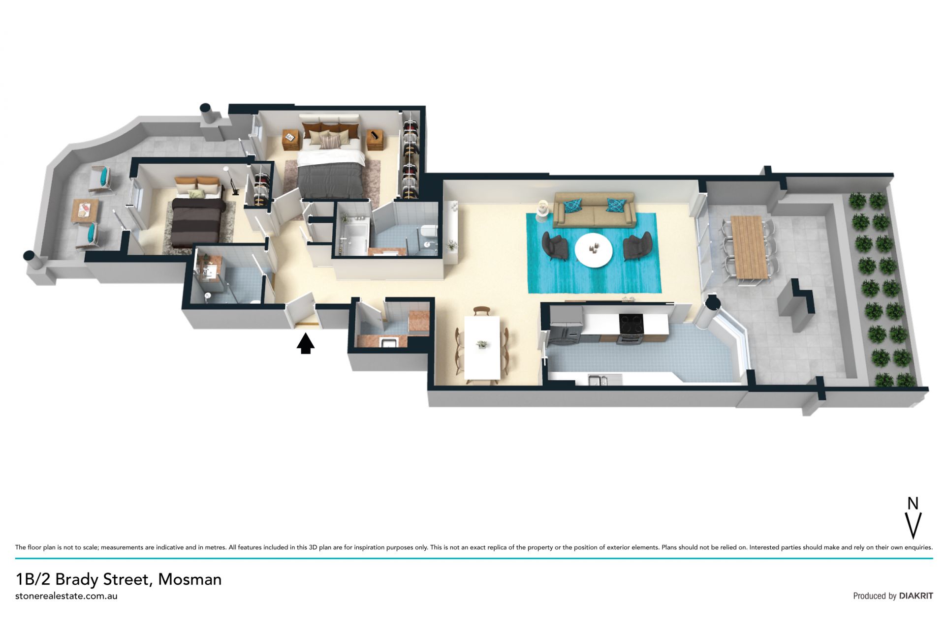 Executive apartment living of grand proportions