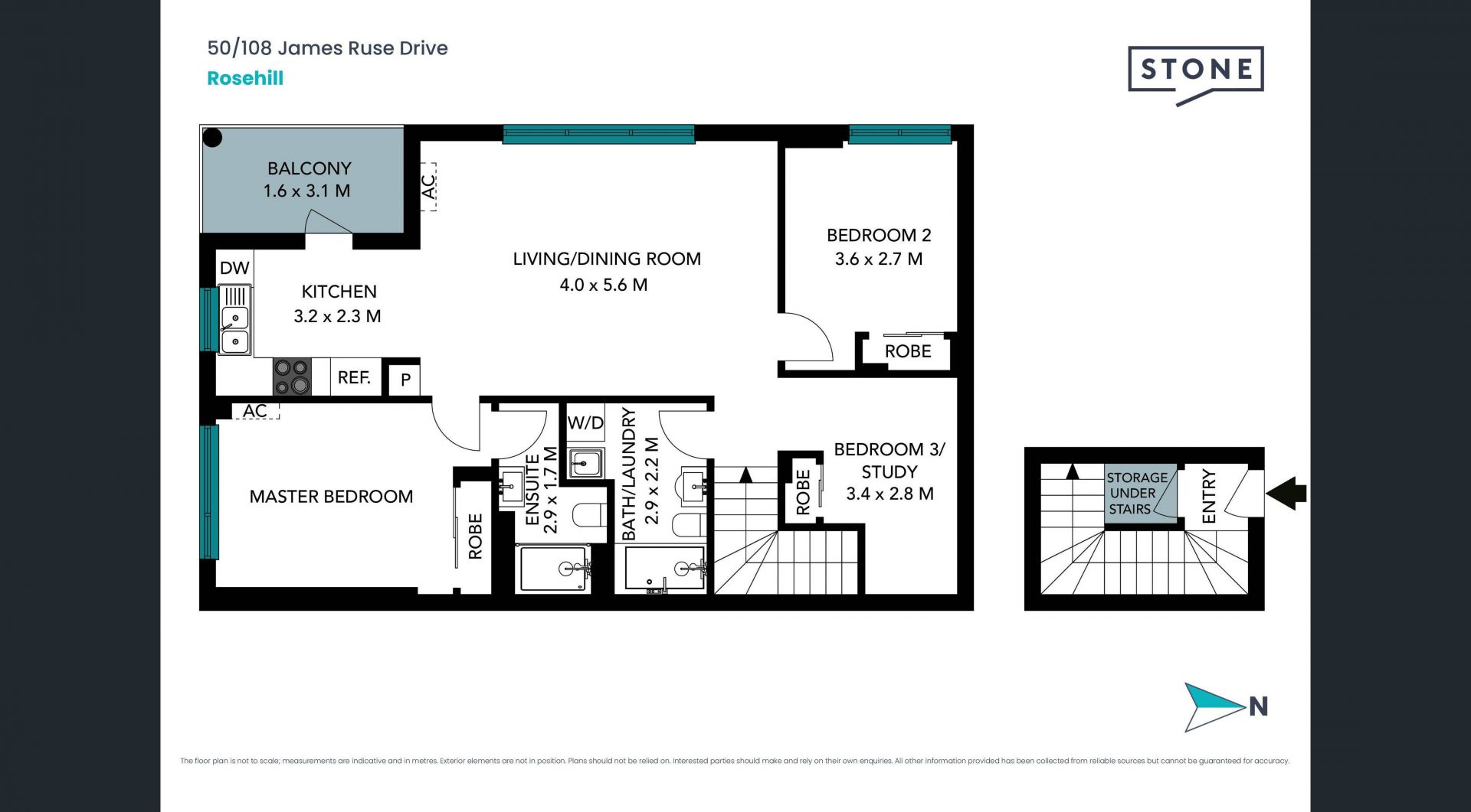 Oversized 2 Beds With Massive Study At Rosehill Can't Miss Out